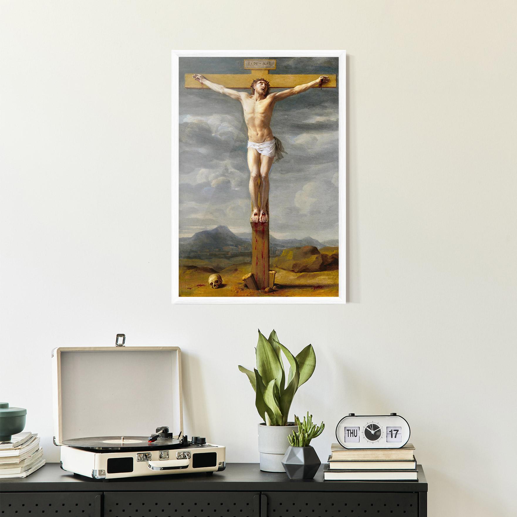 Poster Înrămat Yellow Cross mockup 2