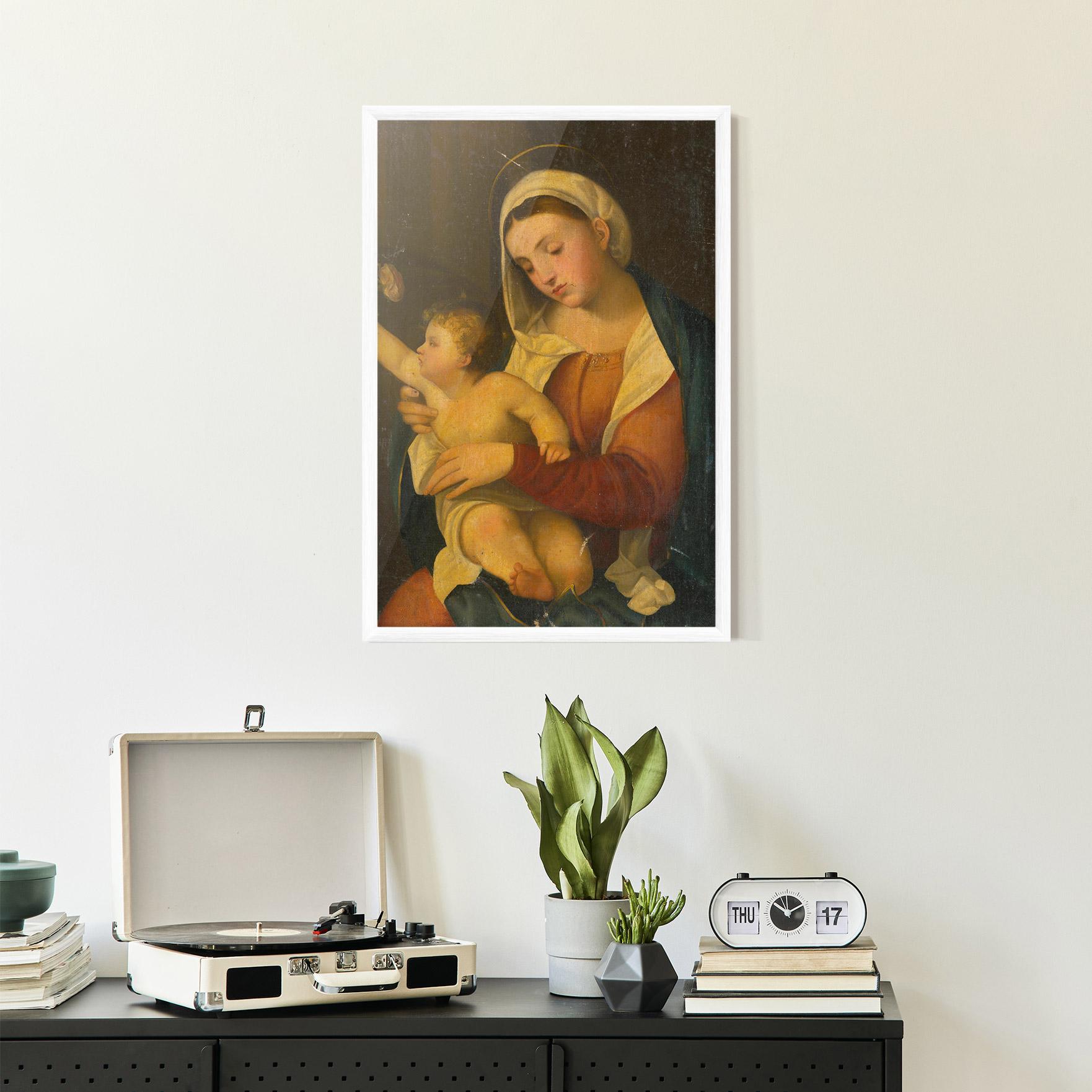 Poster Înrămat Yellow Light Baby mockup 2