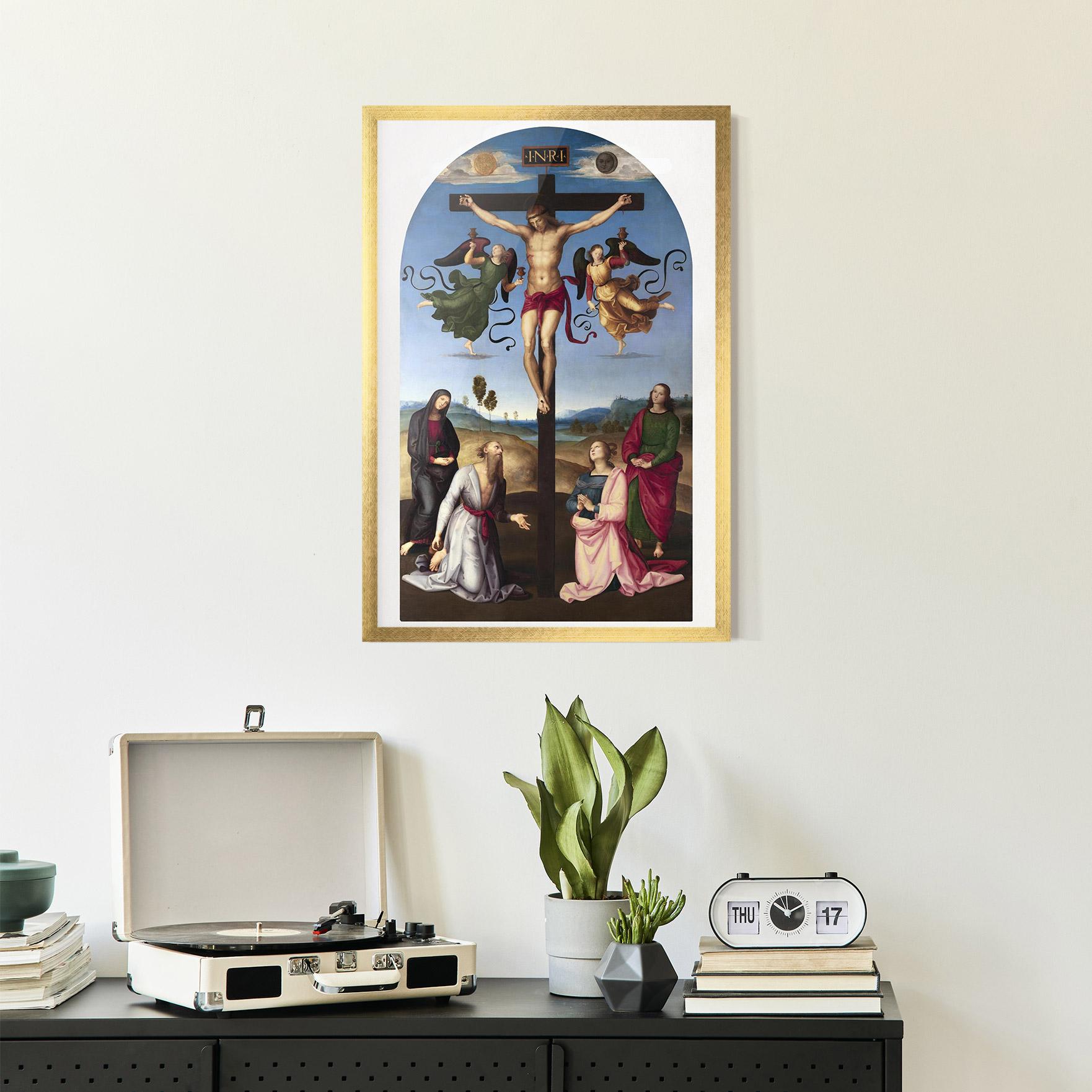 Poster Înrămat Blue Sky Jesus mockup 2