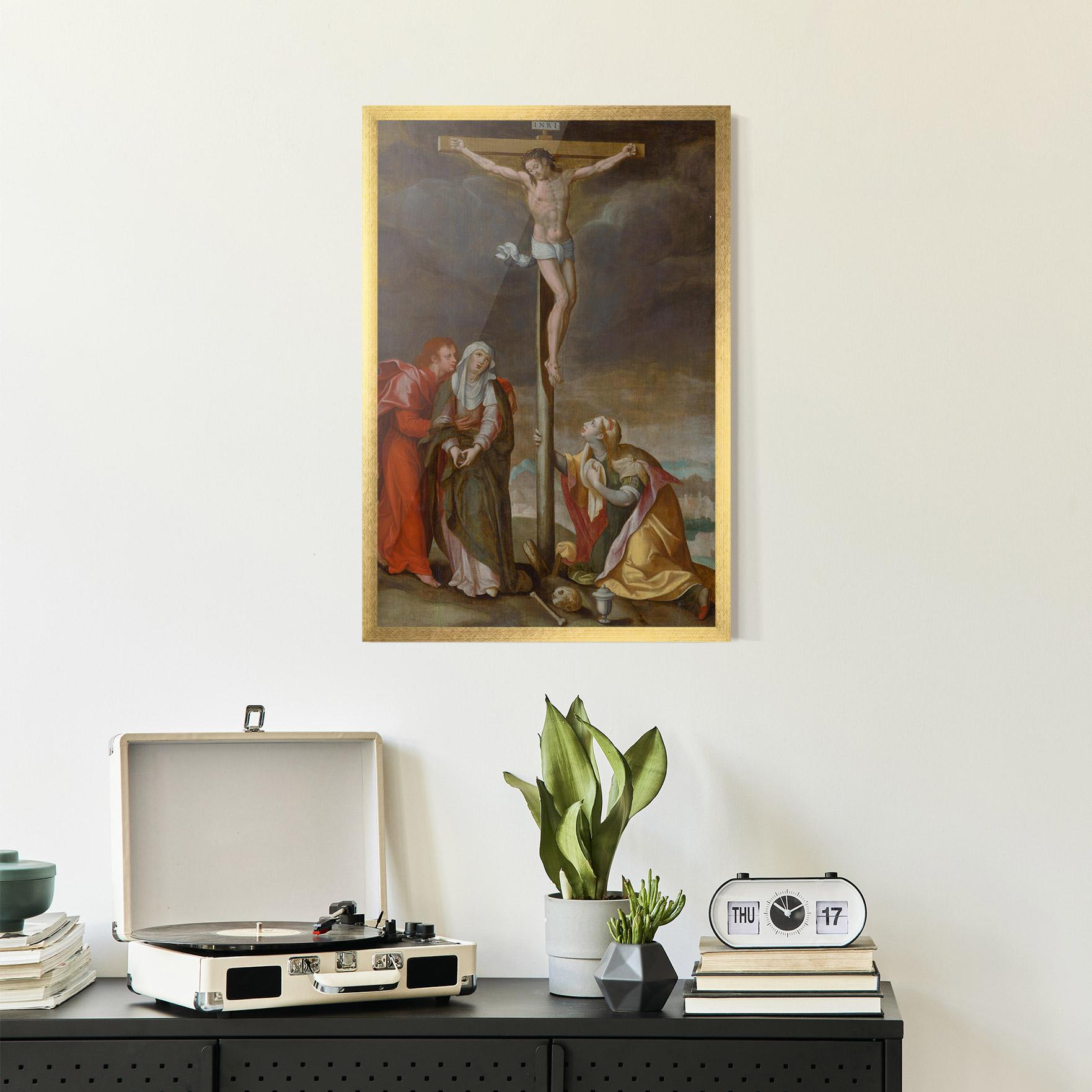 Poster Înrămat Old Cross Jesus mockup 2