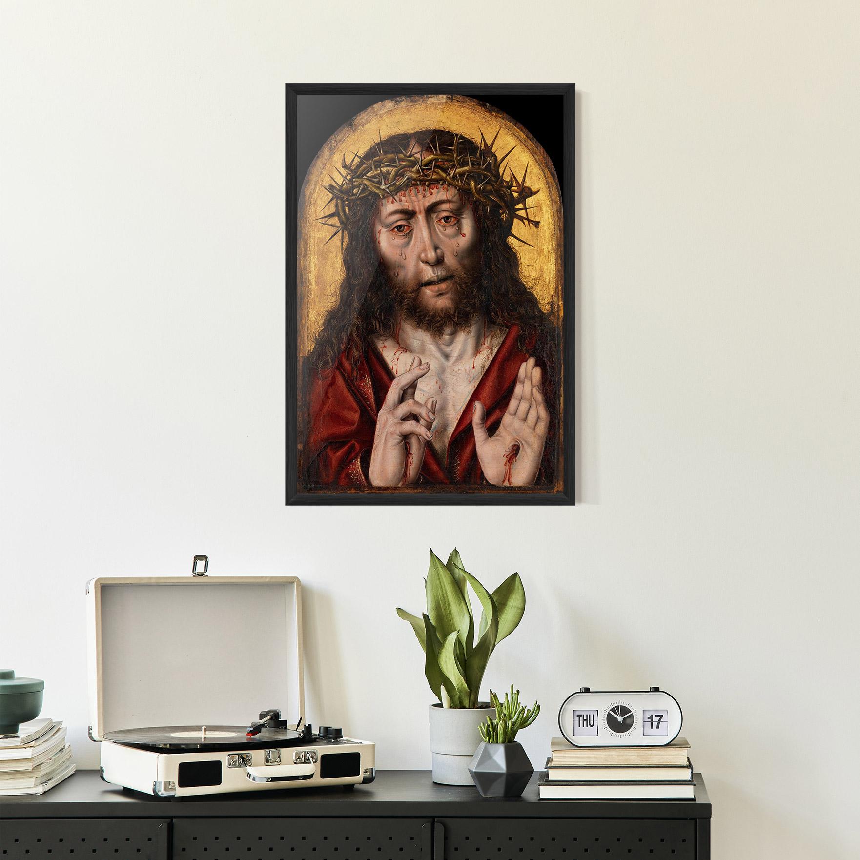 Poster Înrămat Blood Hand Jesus mockup 2