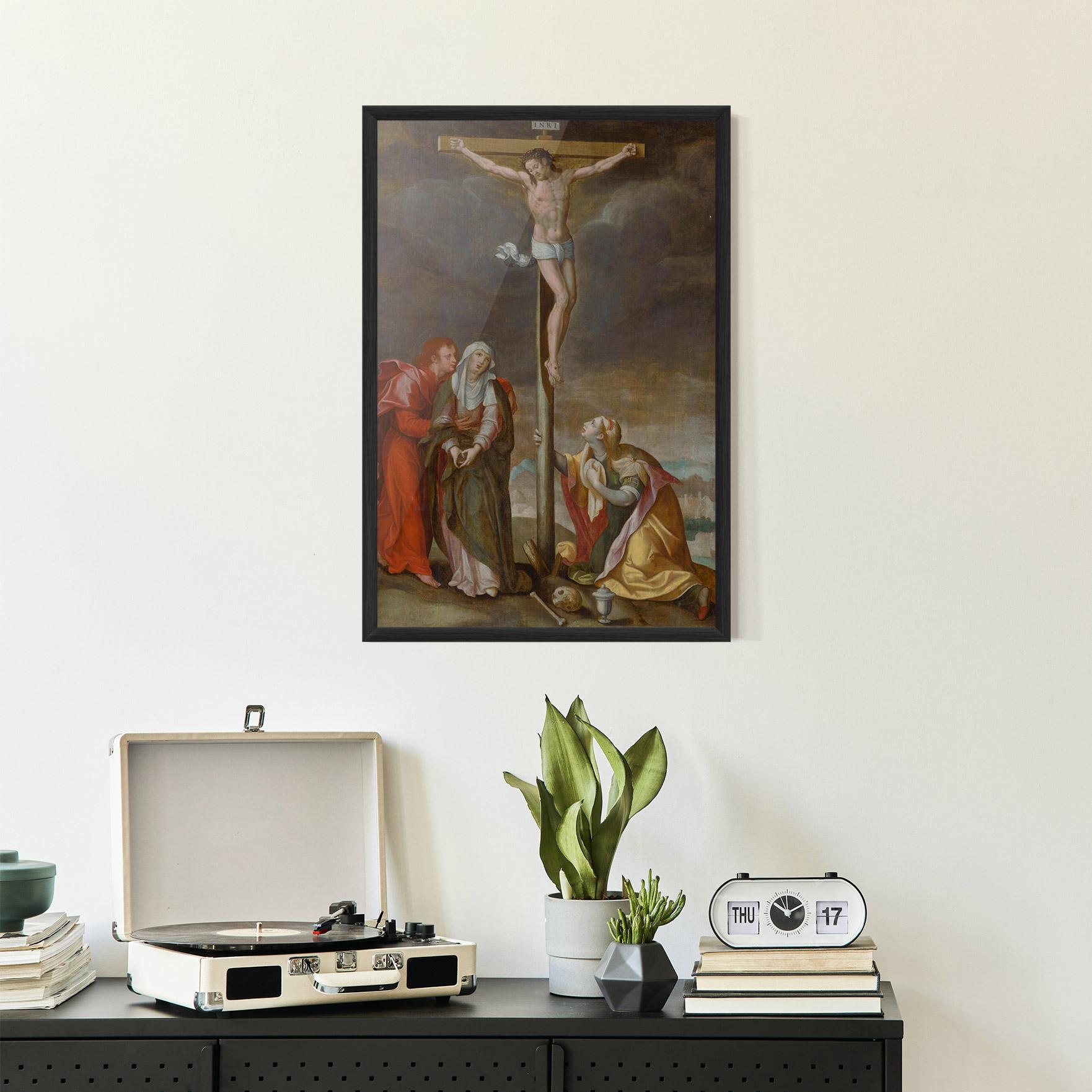 Poster Înrămat Old Cross Jesus mockup 2