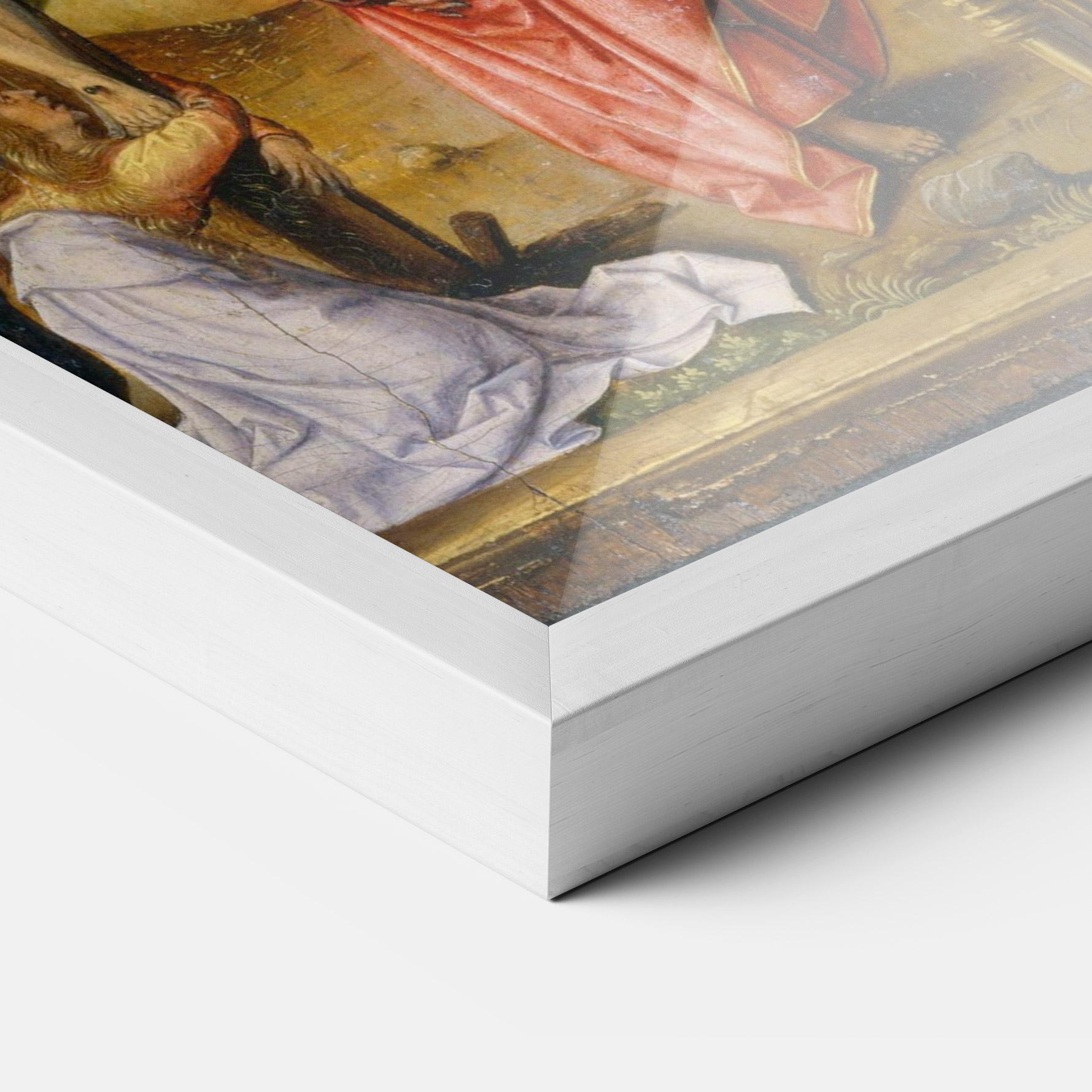 Poster Înrămat Gold Window View mockup 3