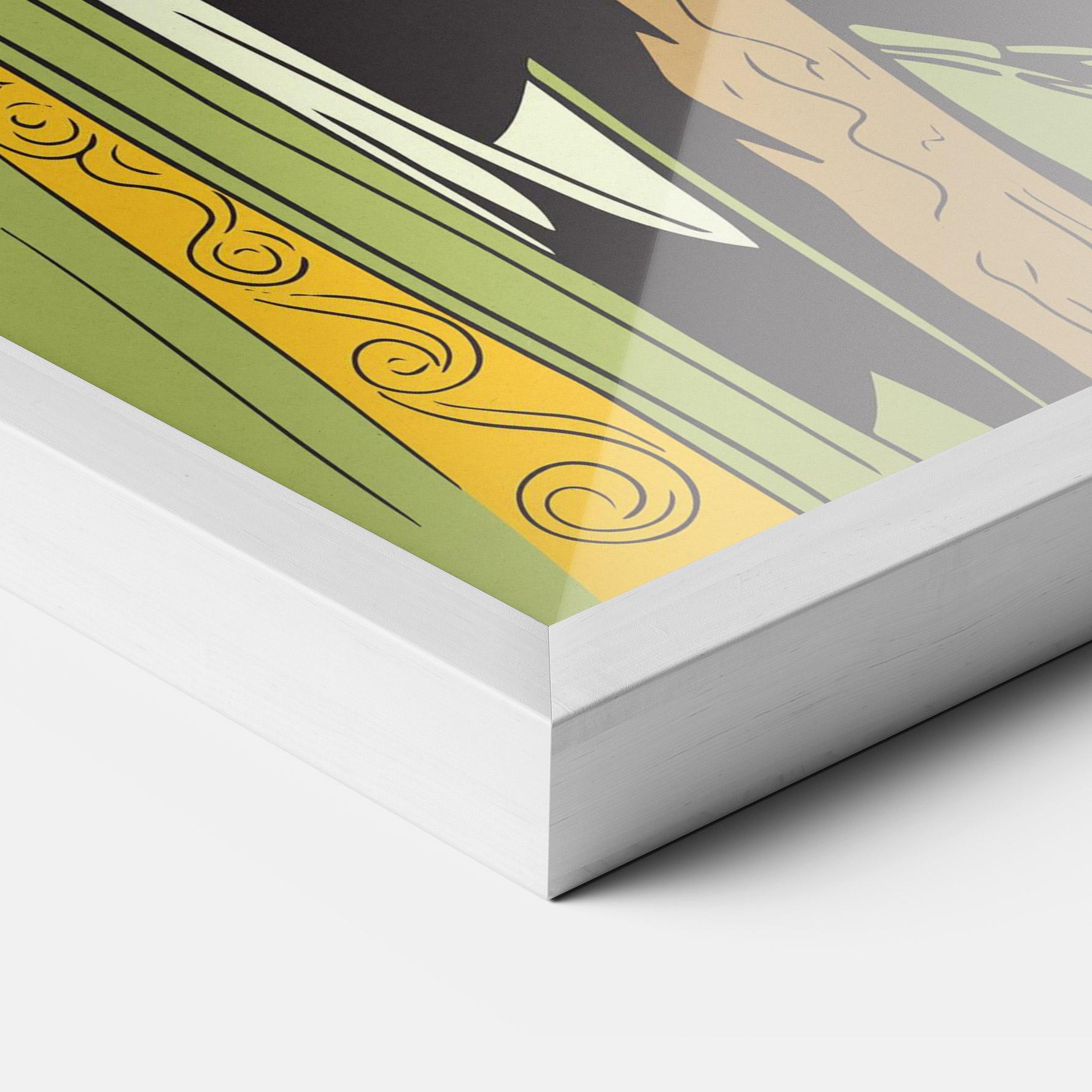 Poster Înrămat Green Jesus mockup 3