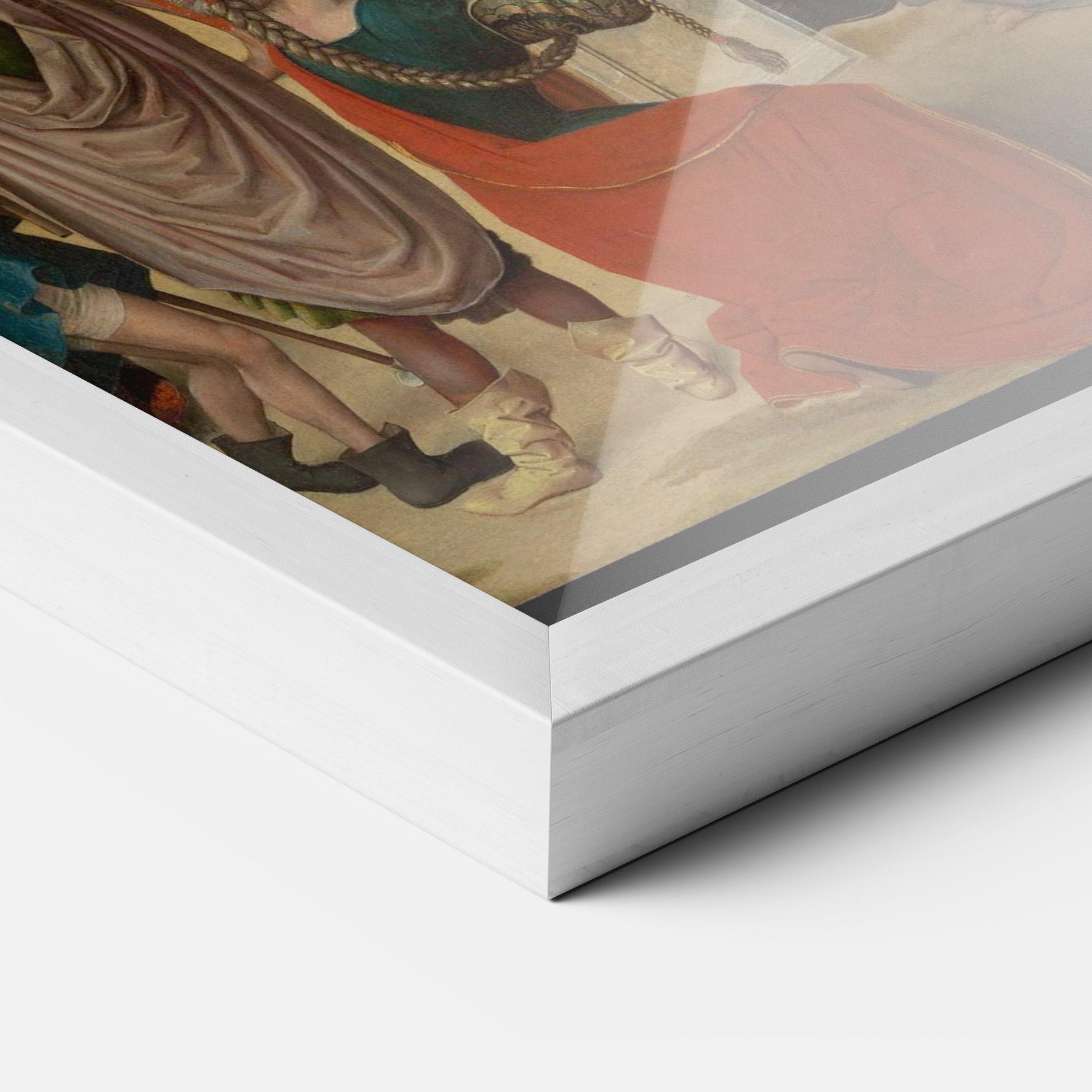 Poster Înrămat People Holding Cross mockup 3