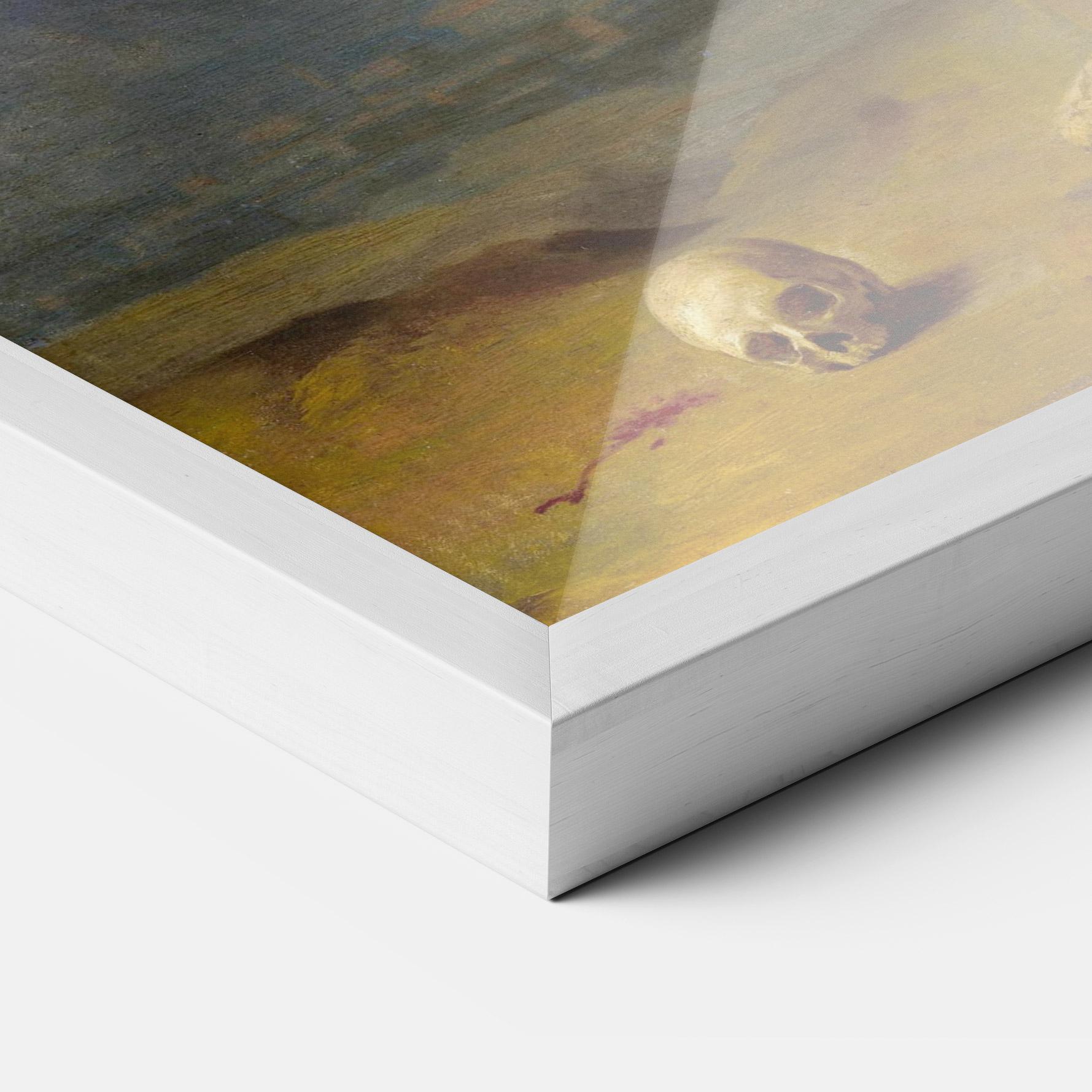 Poster Înrămat Yellow Cross mockup 3