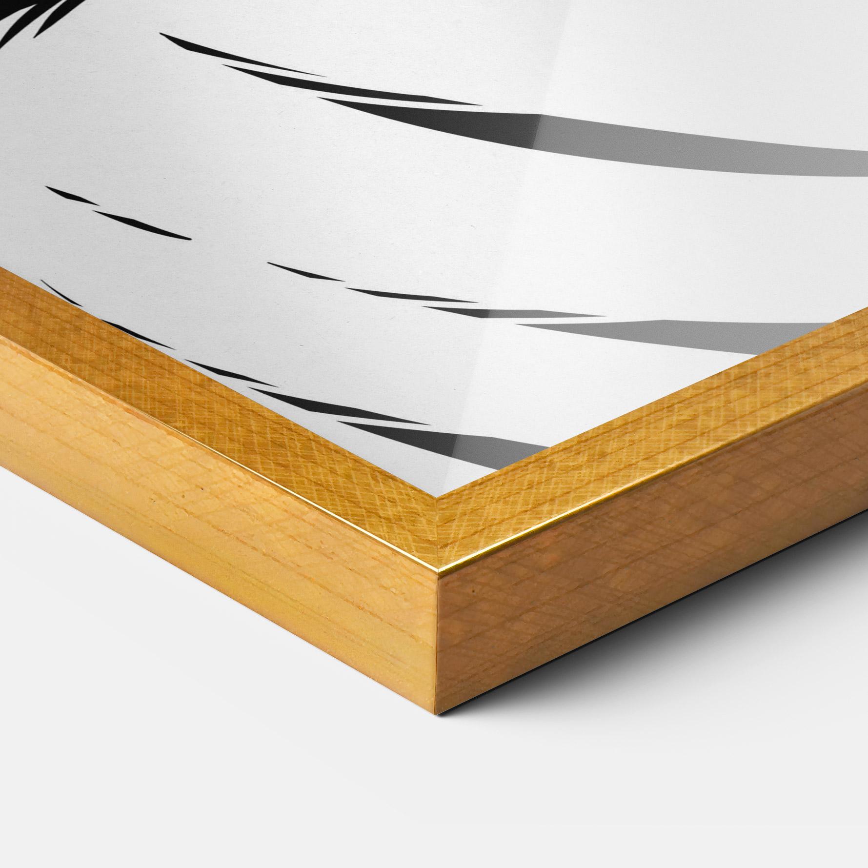 Poster Înrămat Black White Jesus mockup 3