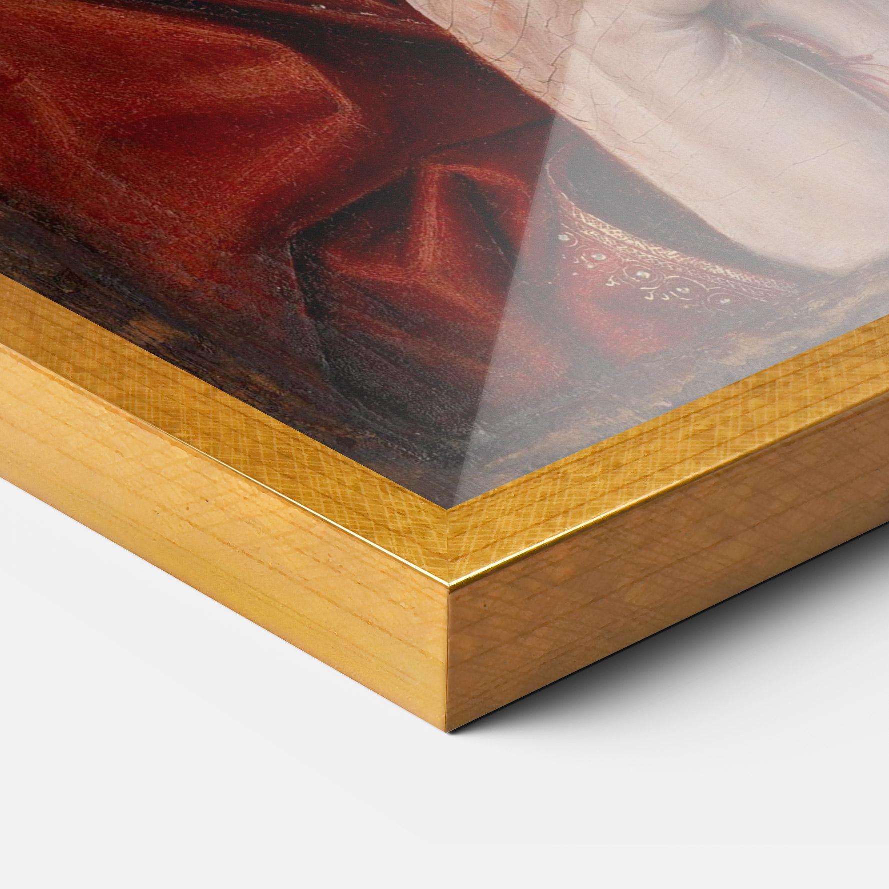 Poster Înrămat Blood Hand Jesus mockup 3