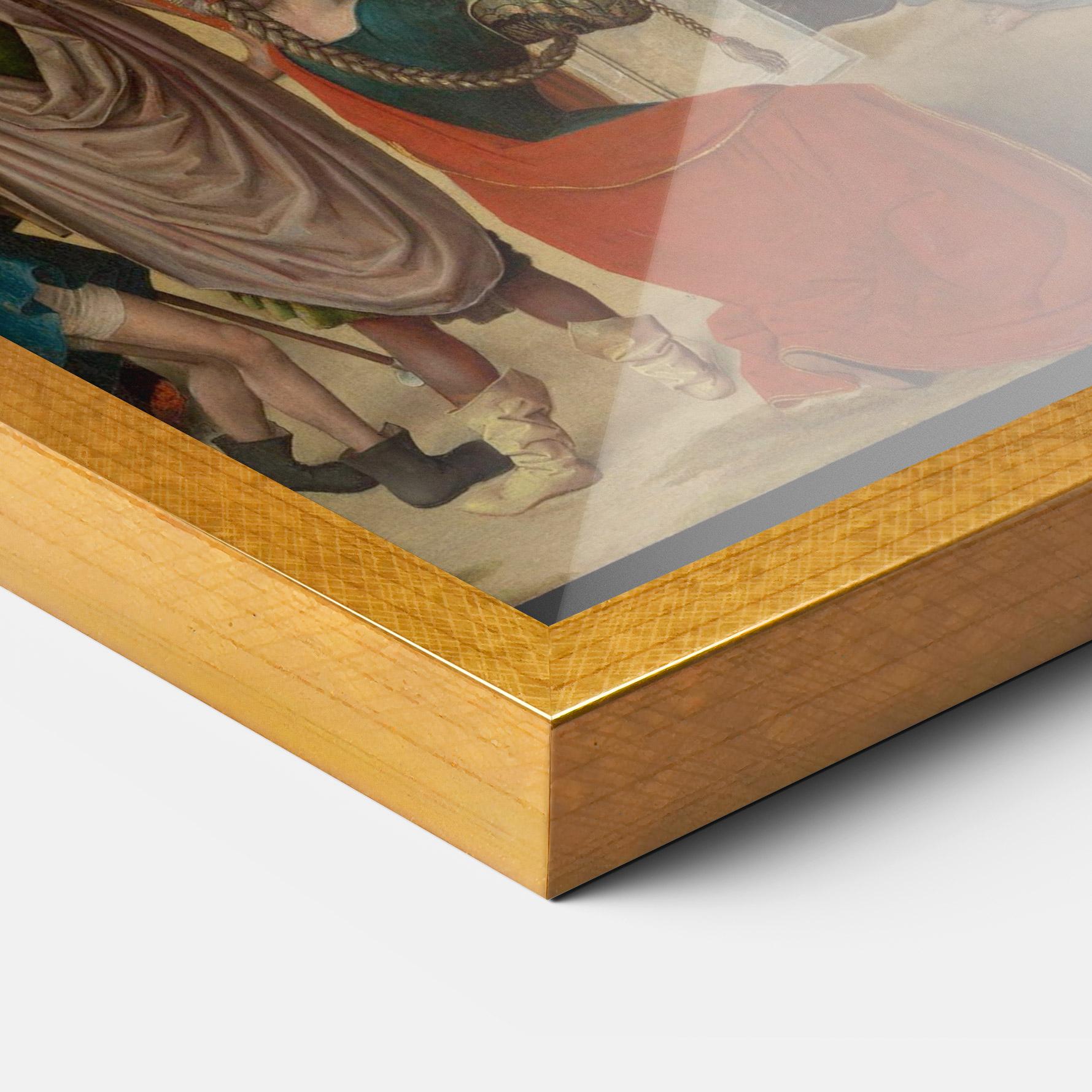 Poster Înrămat People Holding Cross mockup 3