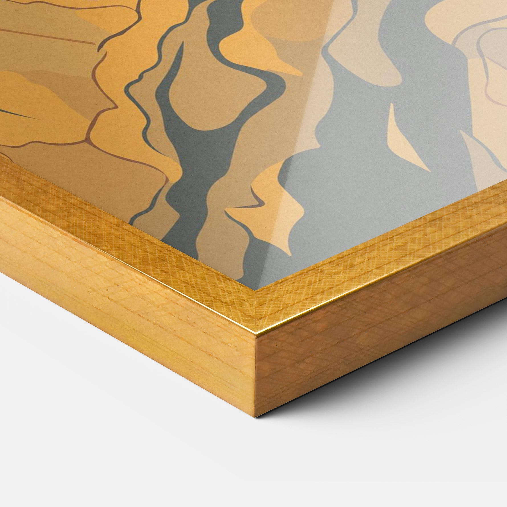 Poster Înrămat Sunset Jesus mockup 3