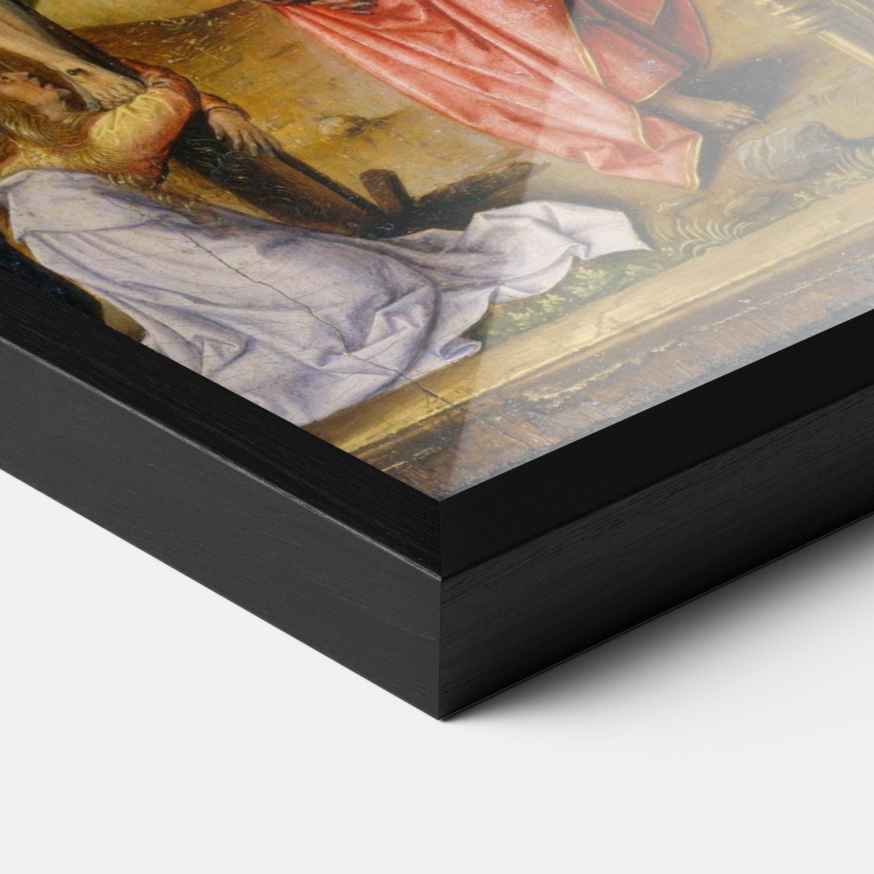 Poster Înrămat Gold Window View mockup 3