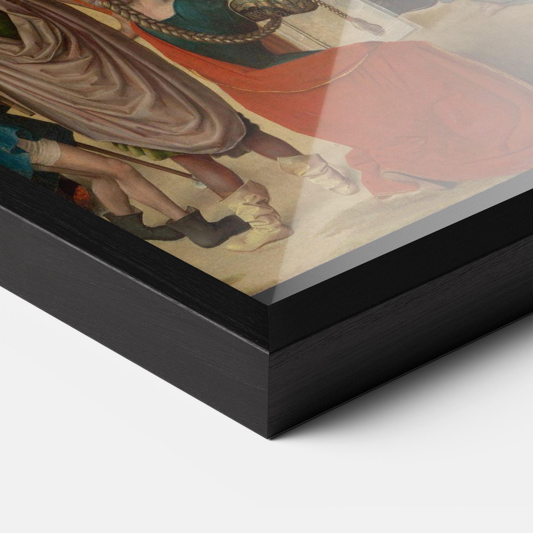 Poster Înrămat People Holding Cross mockup 3