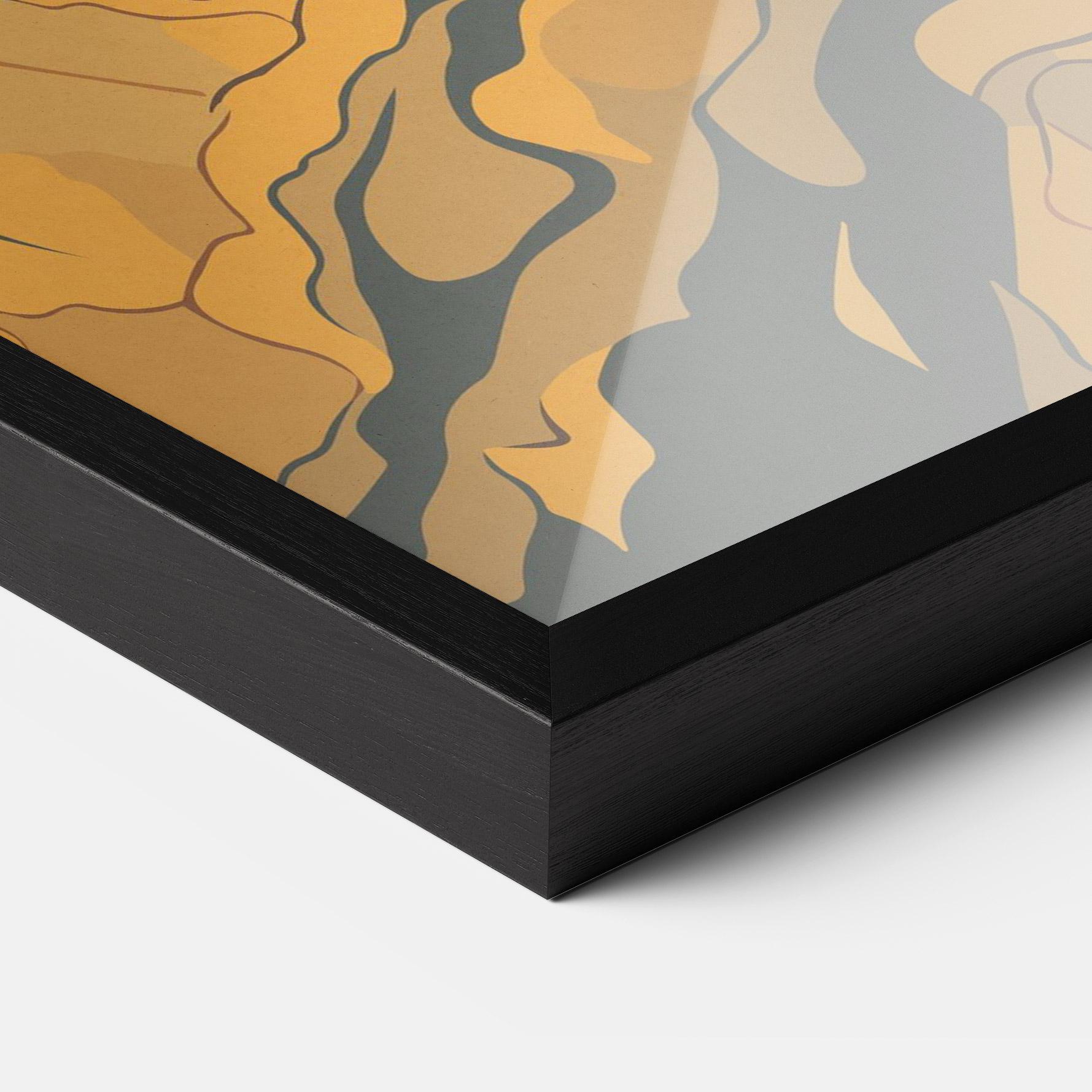 Poster Înrămat Sunset Jesus mockup 3