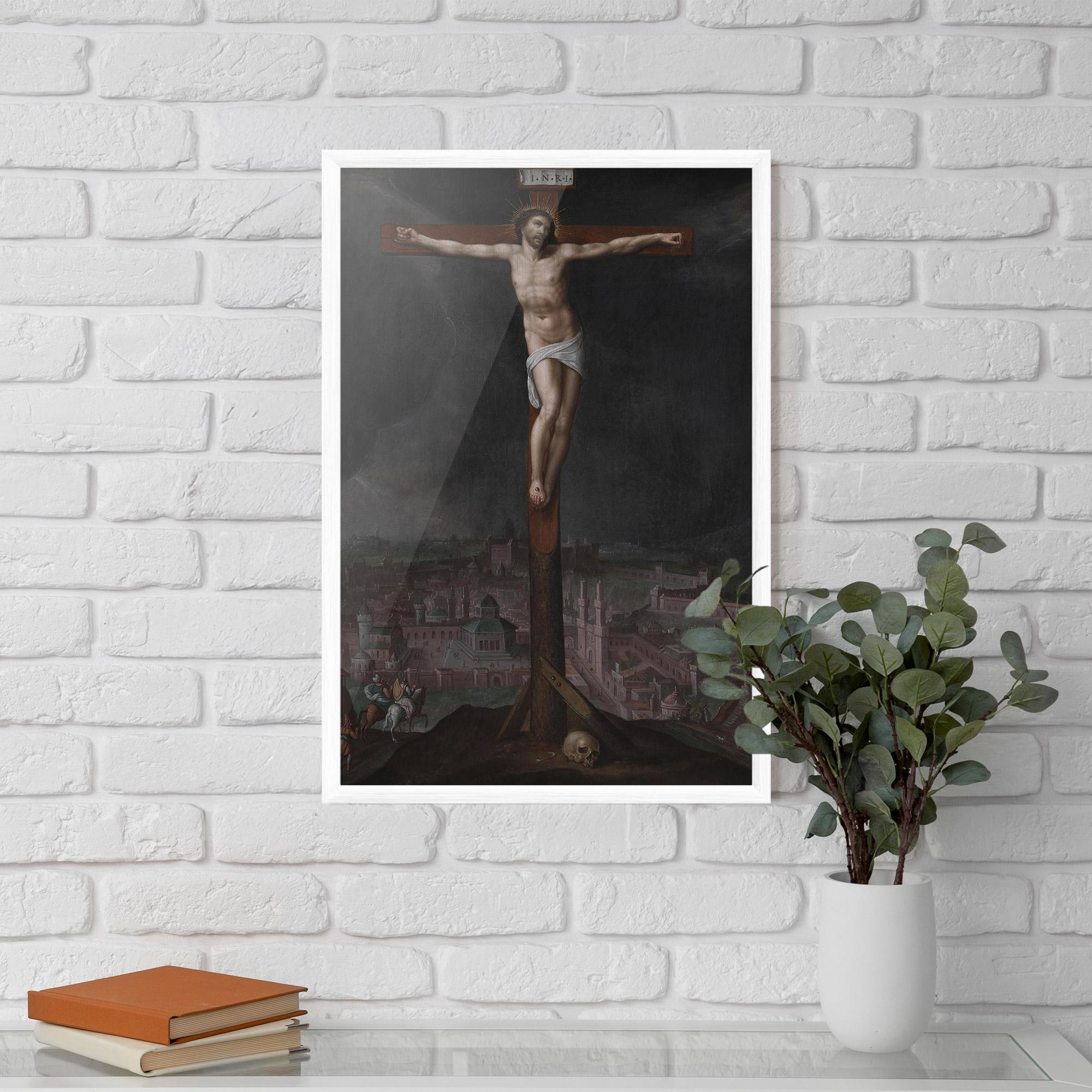 Poster Înrămat Dark Cloud Jesus mockup 5