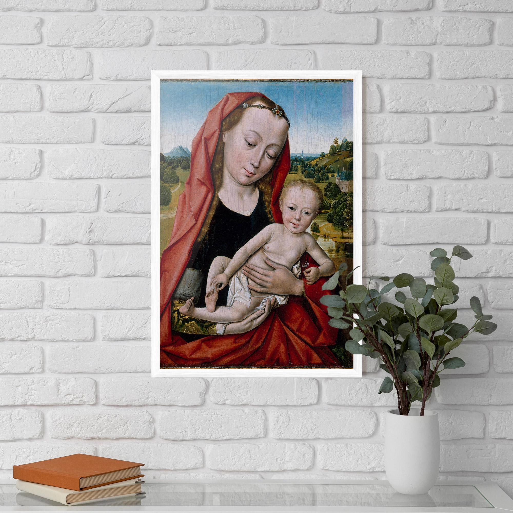 Poster Înrămat Little Religious Baby mockup 5