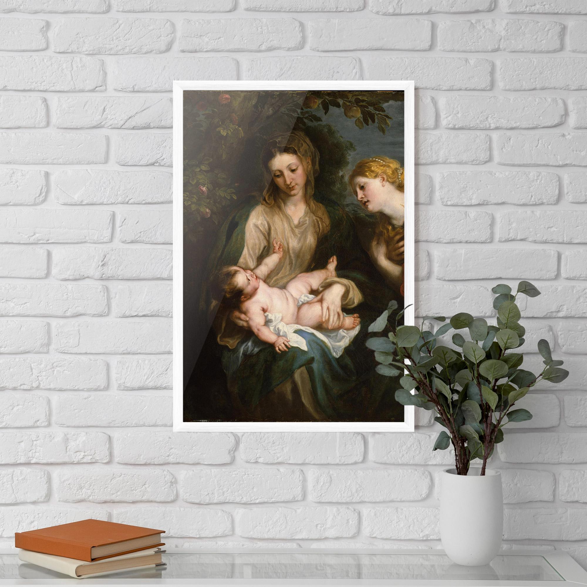 Poster Înrămat Looking At Baby mockup 5