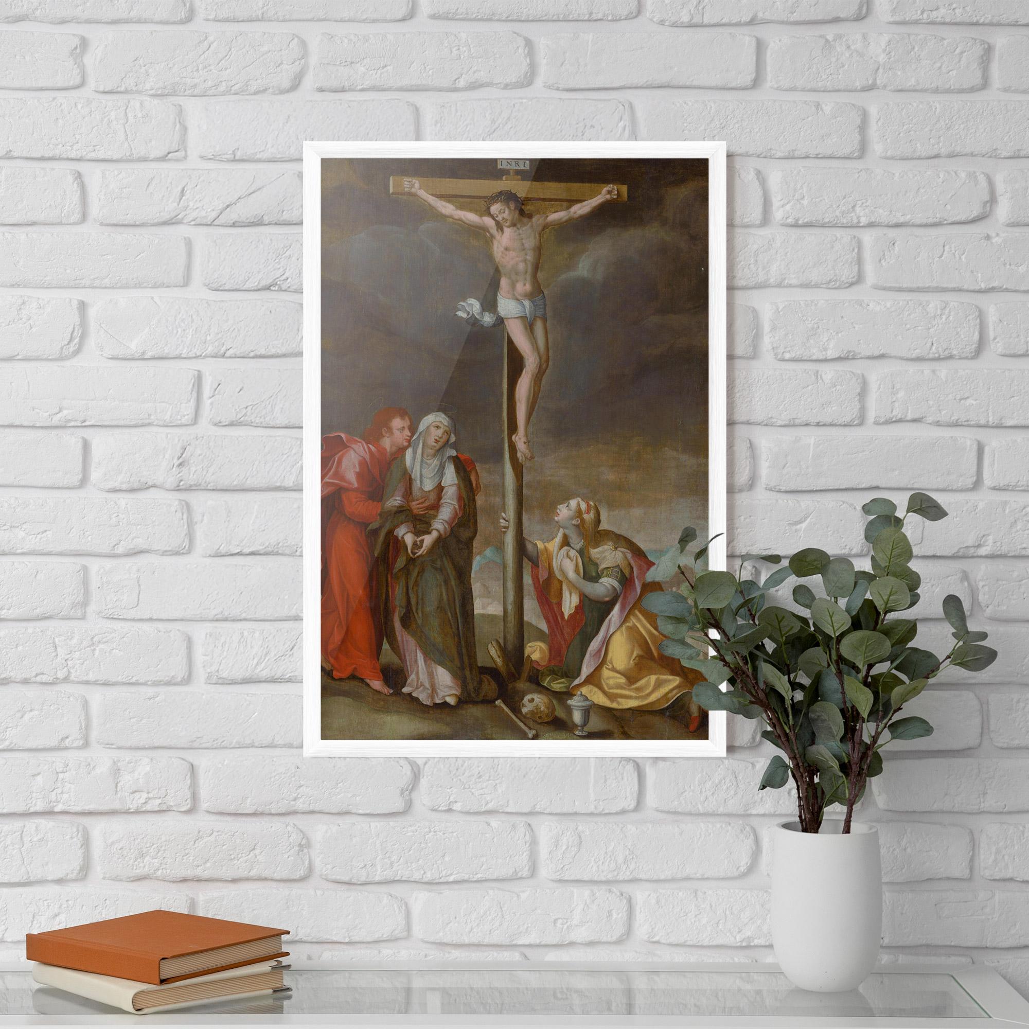 Poster Înrămat Old Cross Jesus mockup 5