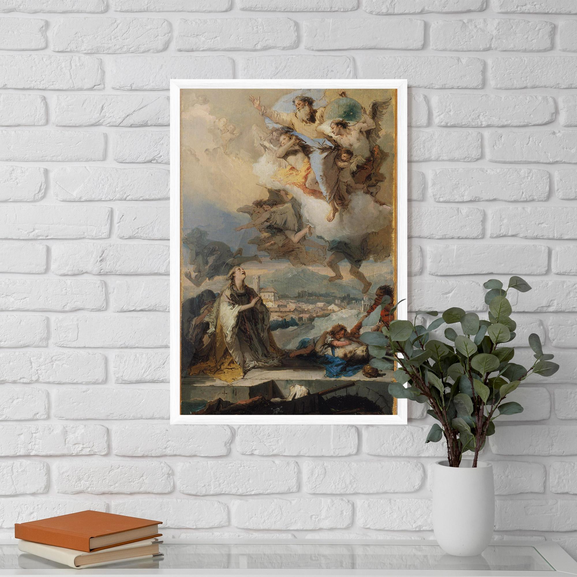 Poster Înrămat Sky Angel Art mockup 5