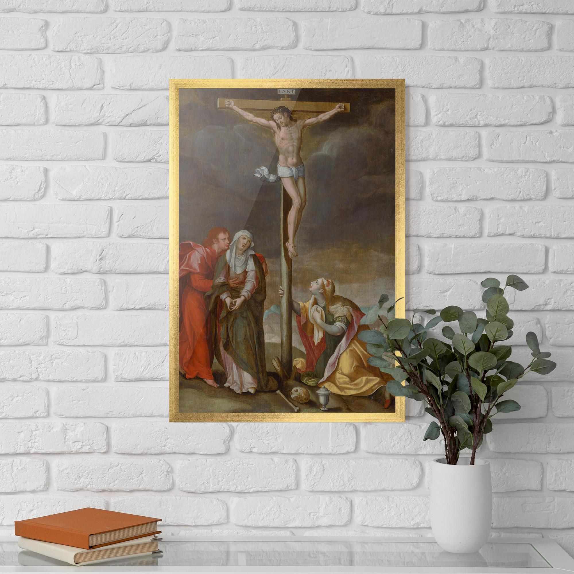 Poster Înrămat Old Cross Jesus mockup 5