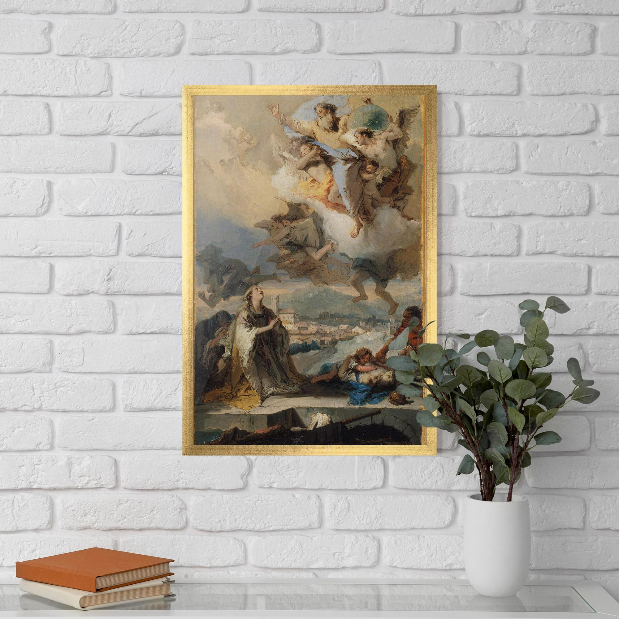 Poster Înrămat Sky Angel Art mockup 5