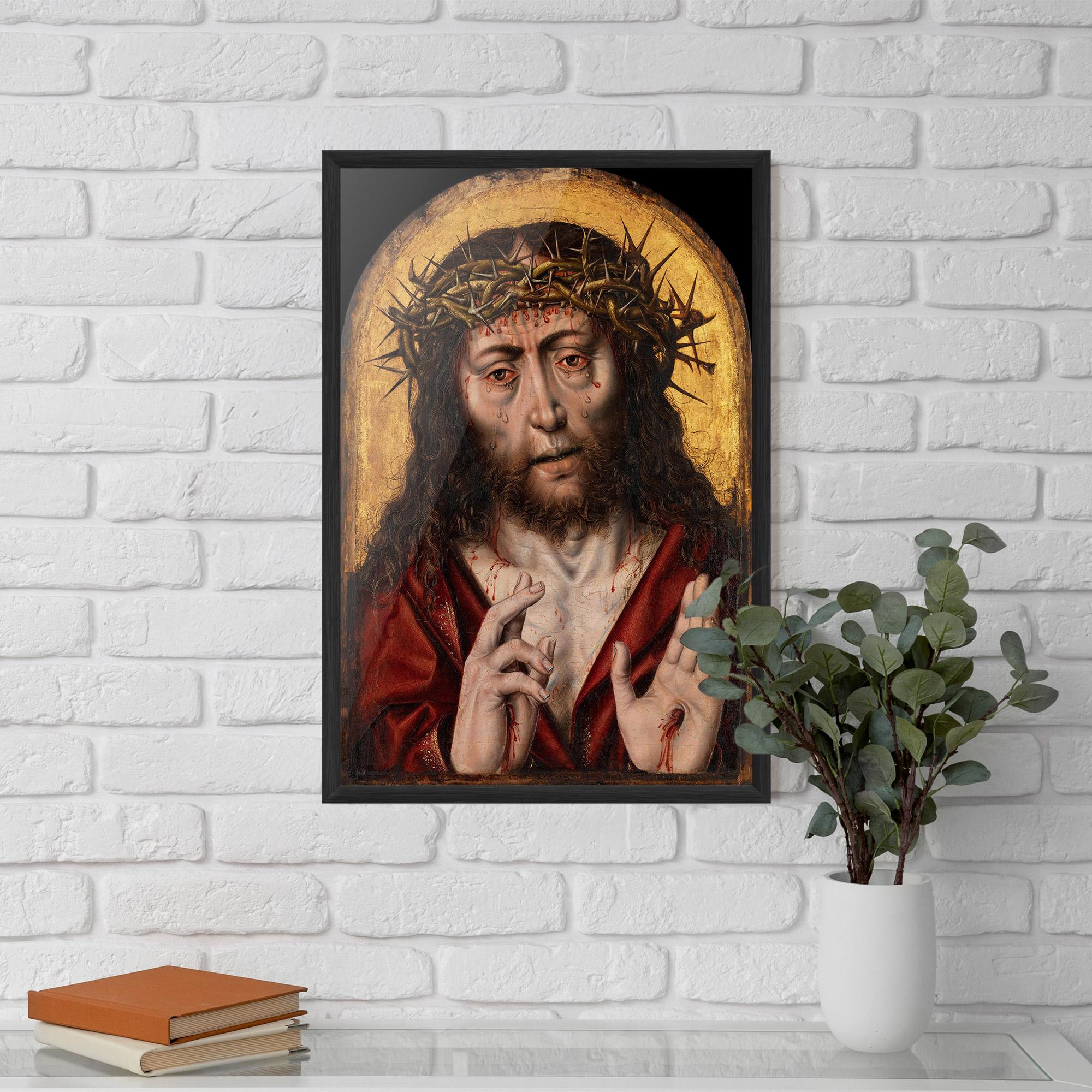 Poster Înrămat Blood Hand Jesus mockup 5