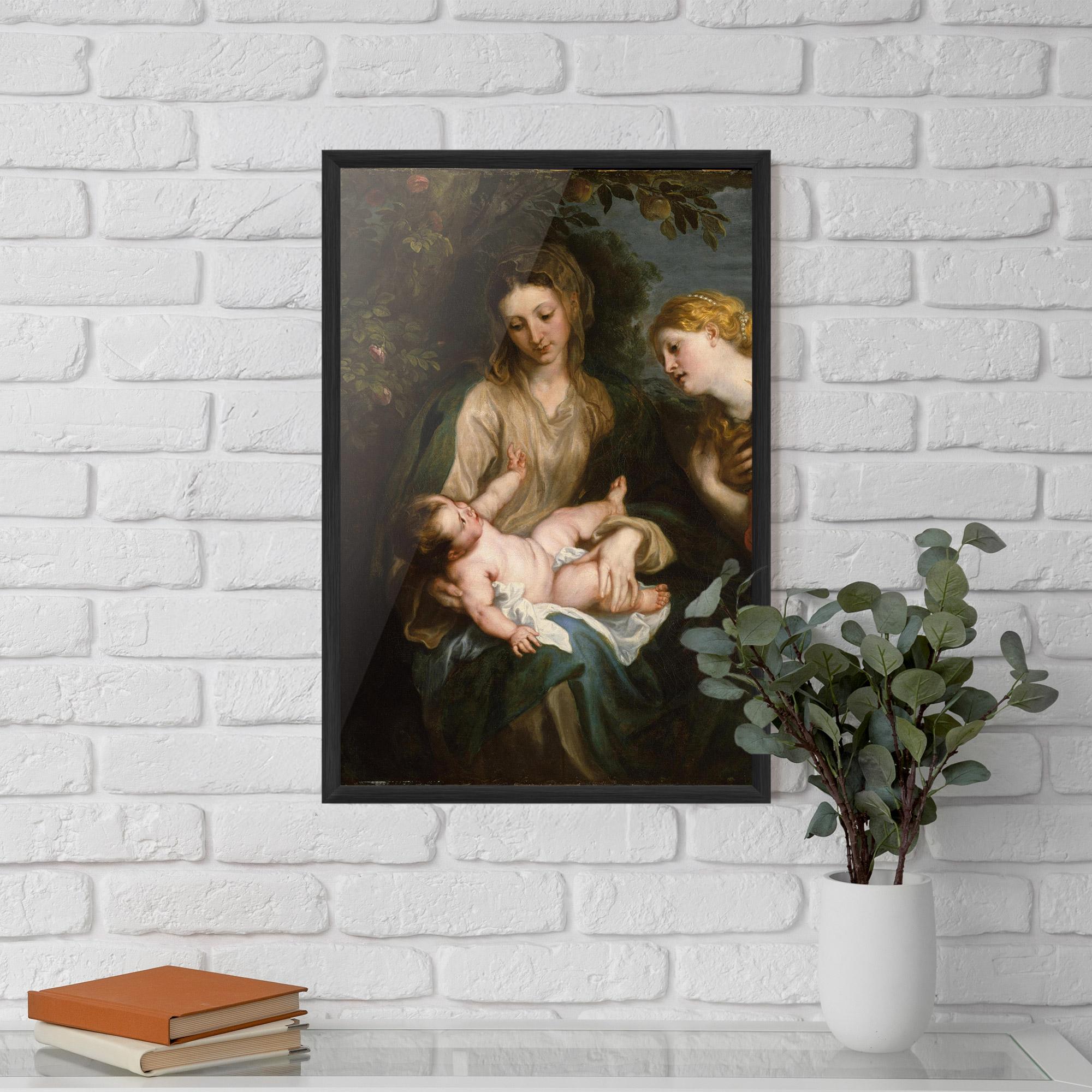 Poster Înrămat Looking At Baby mockup 5