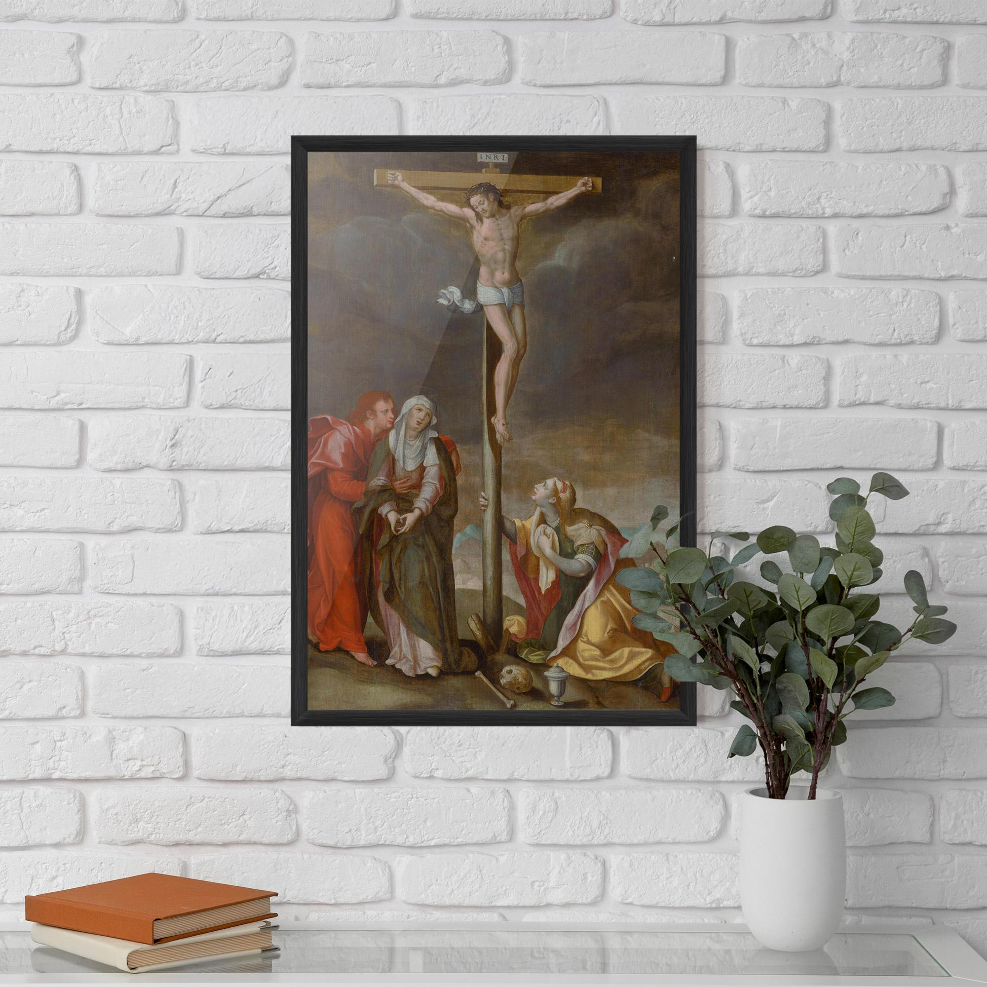 Poster Înrămat Old Cross Jesus mockup 5