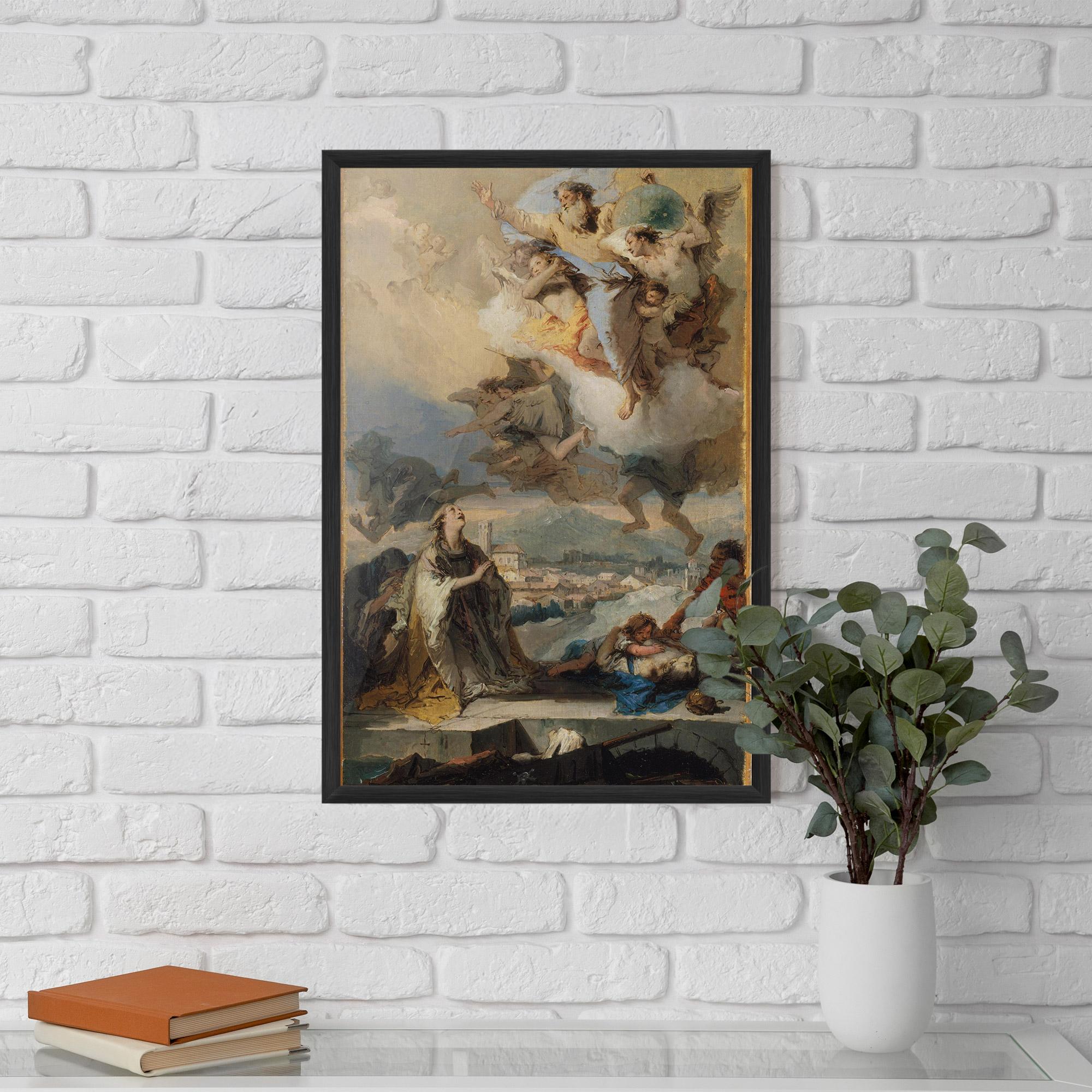 Poster Înrămat Sky Angel Art mockup 5