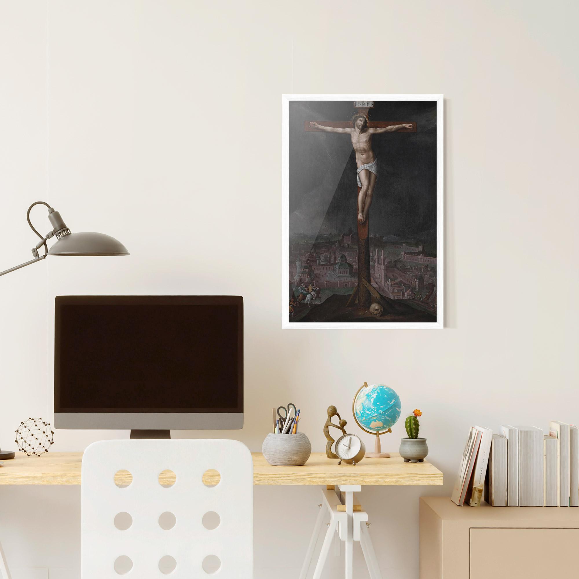Poster Înrămat Dark Cloud Jesus mockup 6