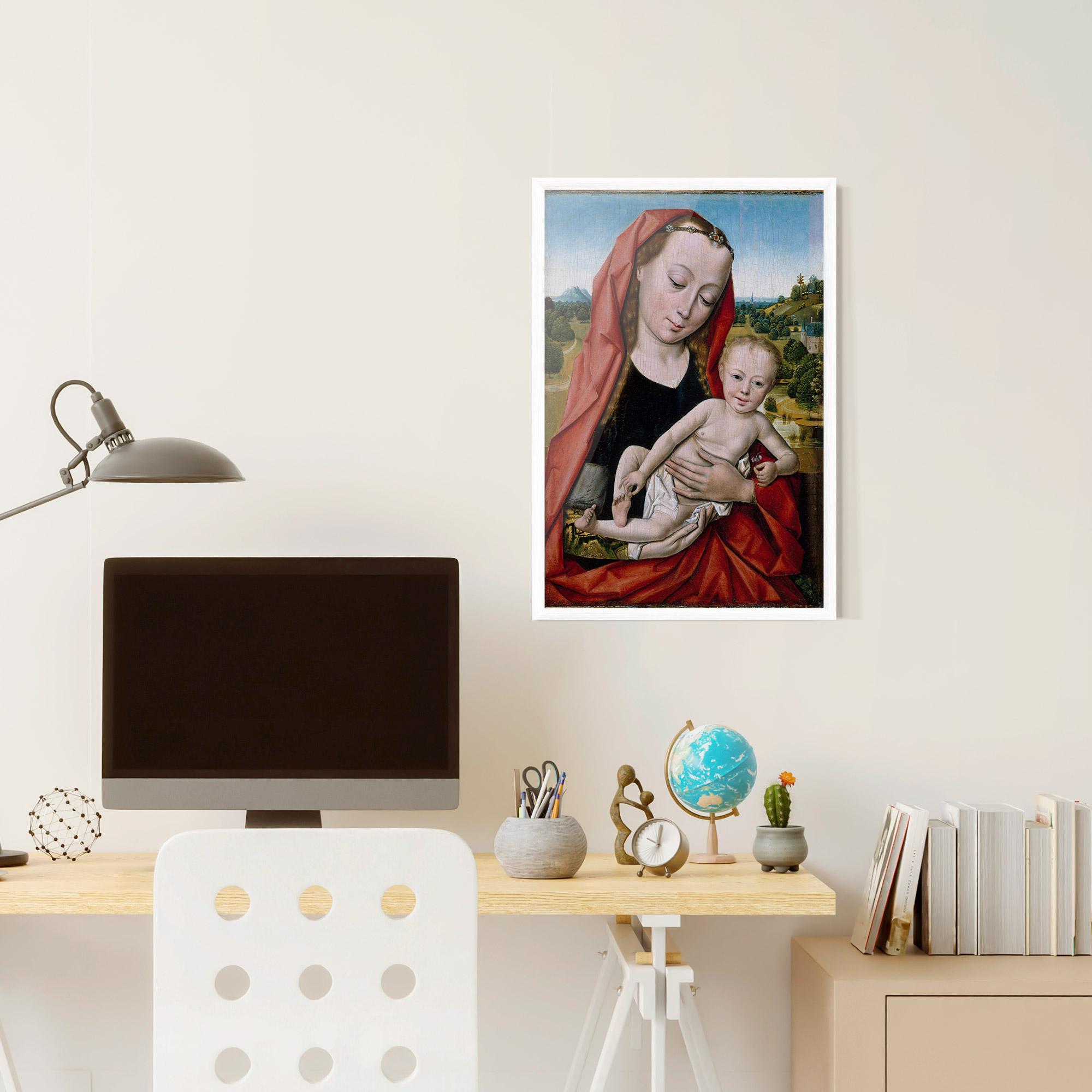 Poster Înrămat Little Religious Baby mockup 6