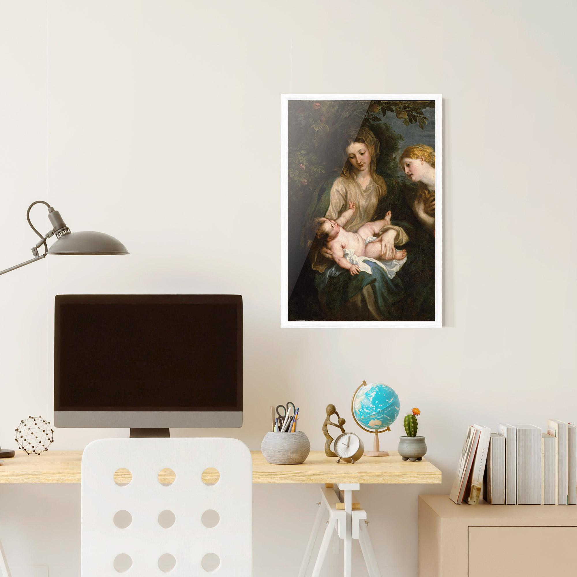 Poster Înrămat Looking At Baby mockup 6