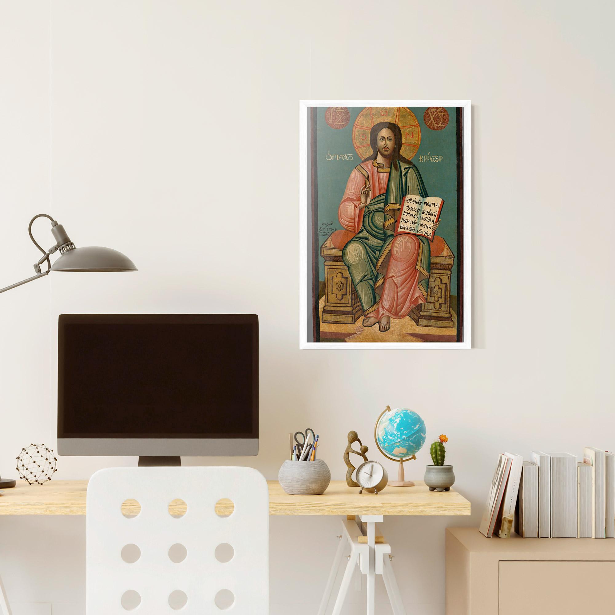 Poster Înrămat Religious Reading mockup 6