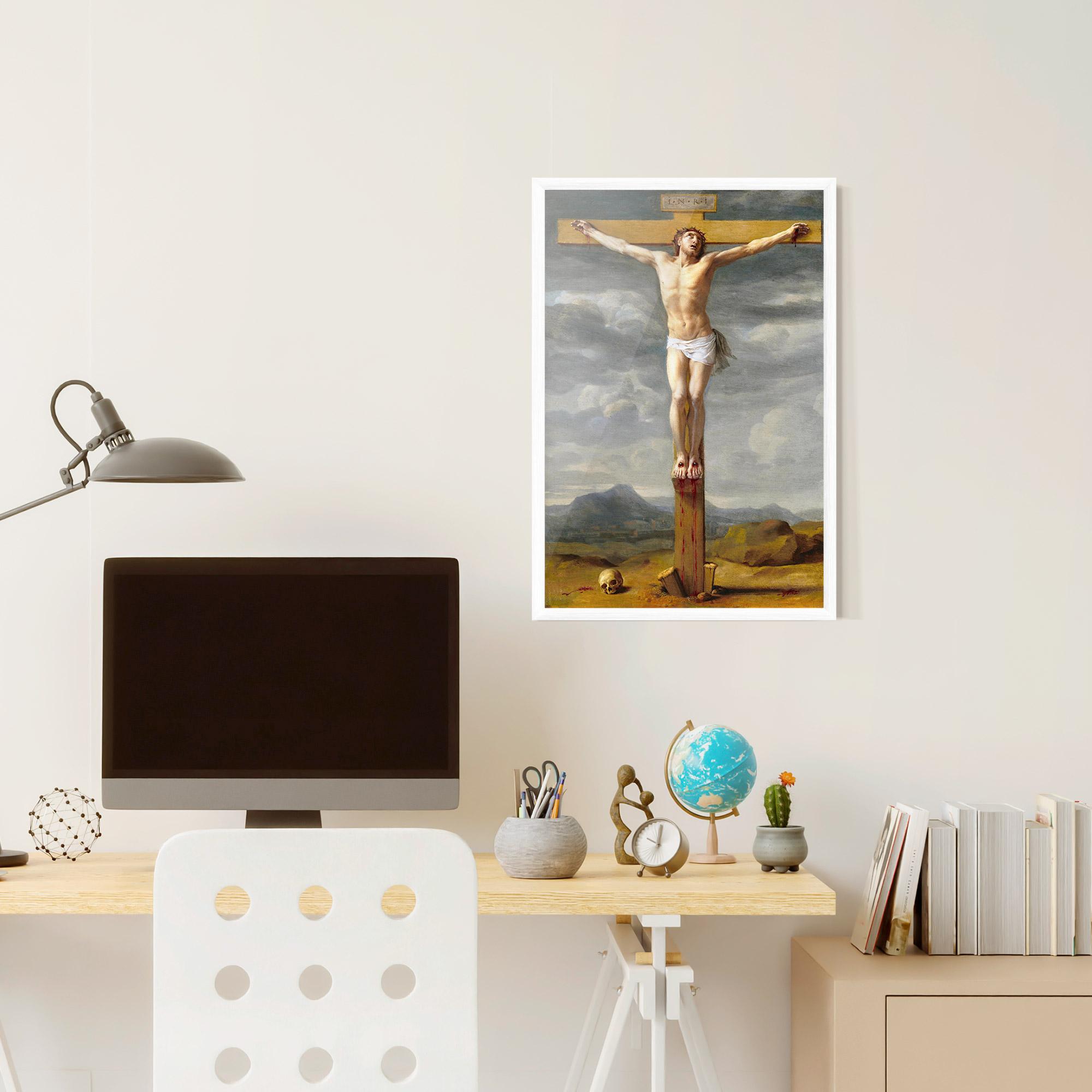 Poster Înrămat Yellow Cross mockup 6