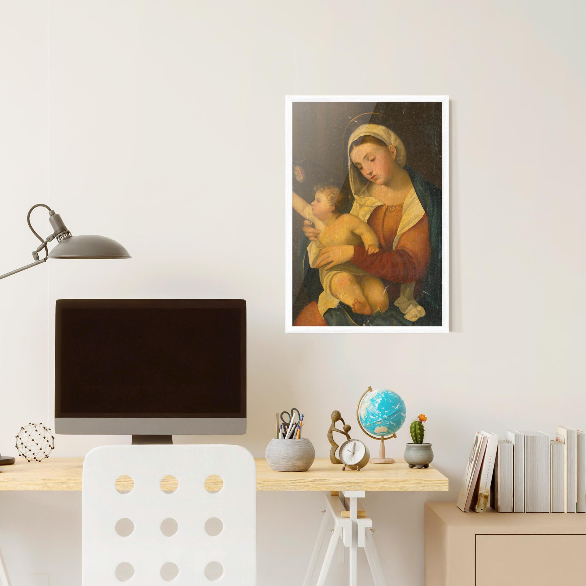 Poster Înrămat Yellow Light Baby mockup 6