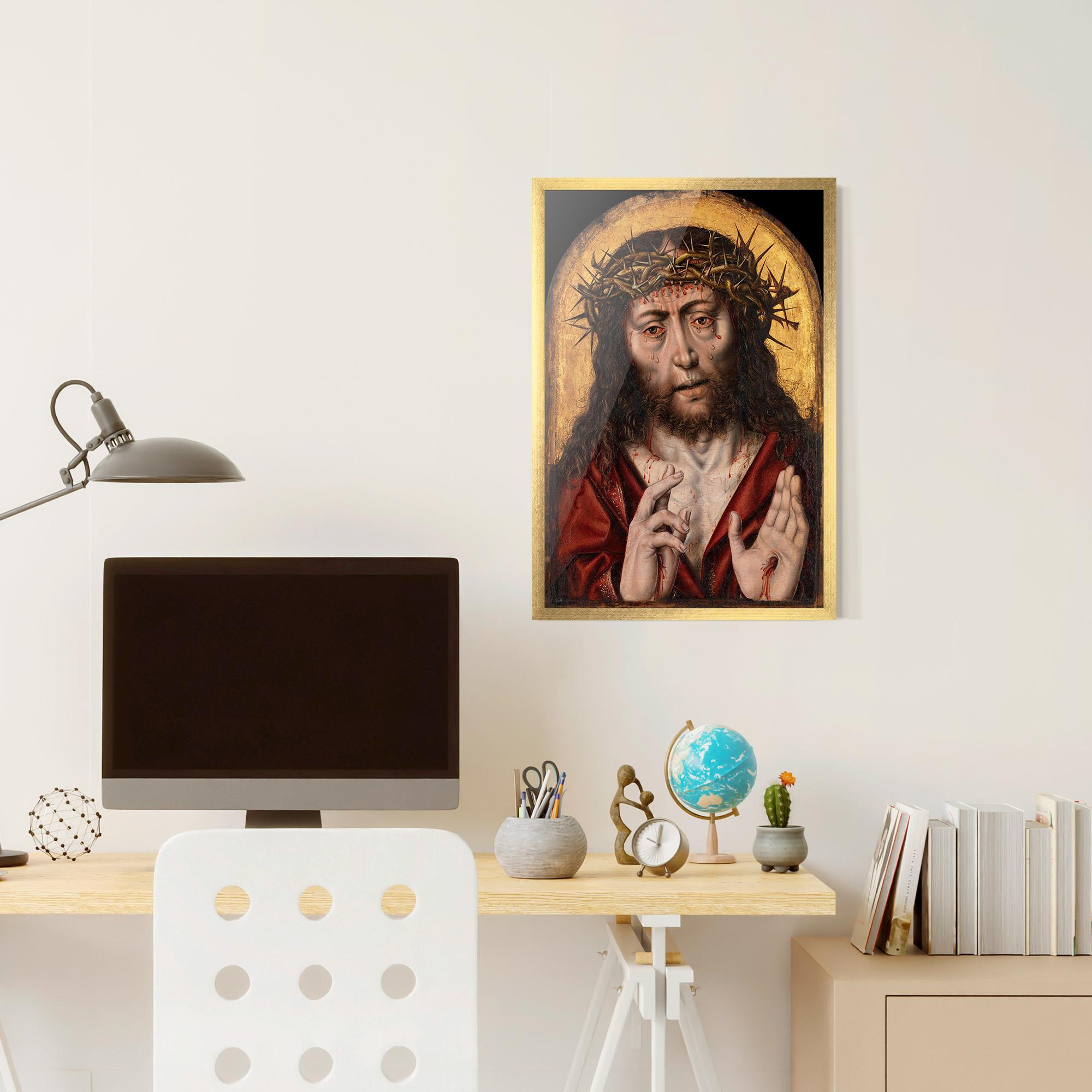 Poster Înrămat Blood Hand Jesus mockup 6