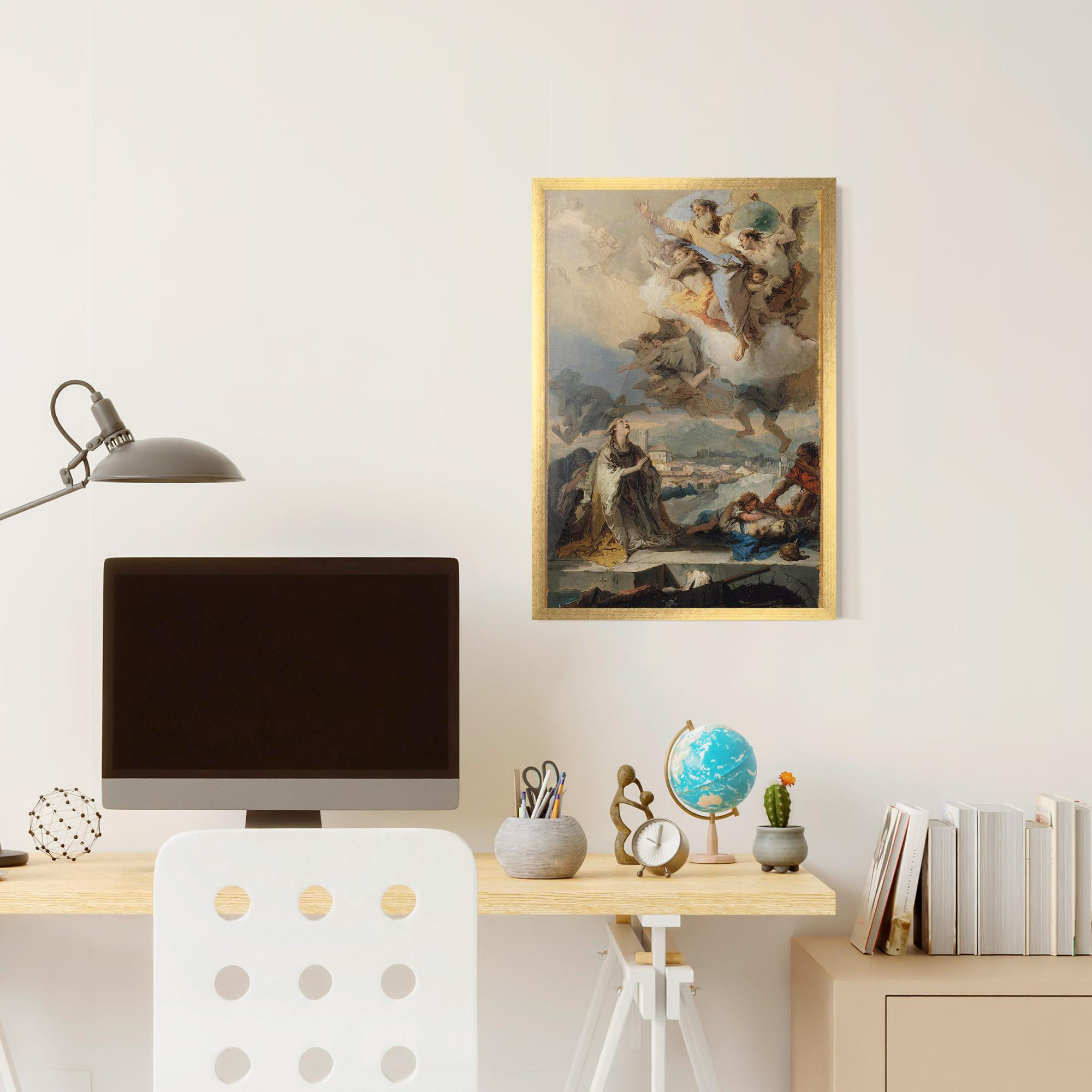 Poster Înrămat Sky Angel Art mockup 6