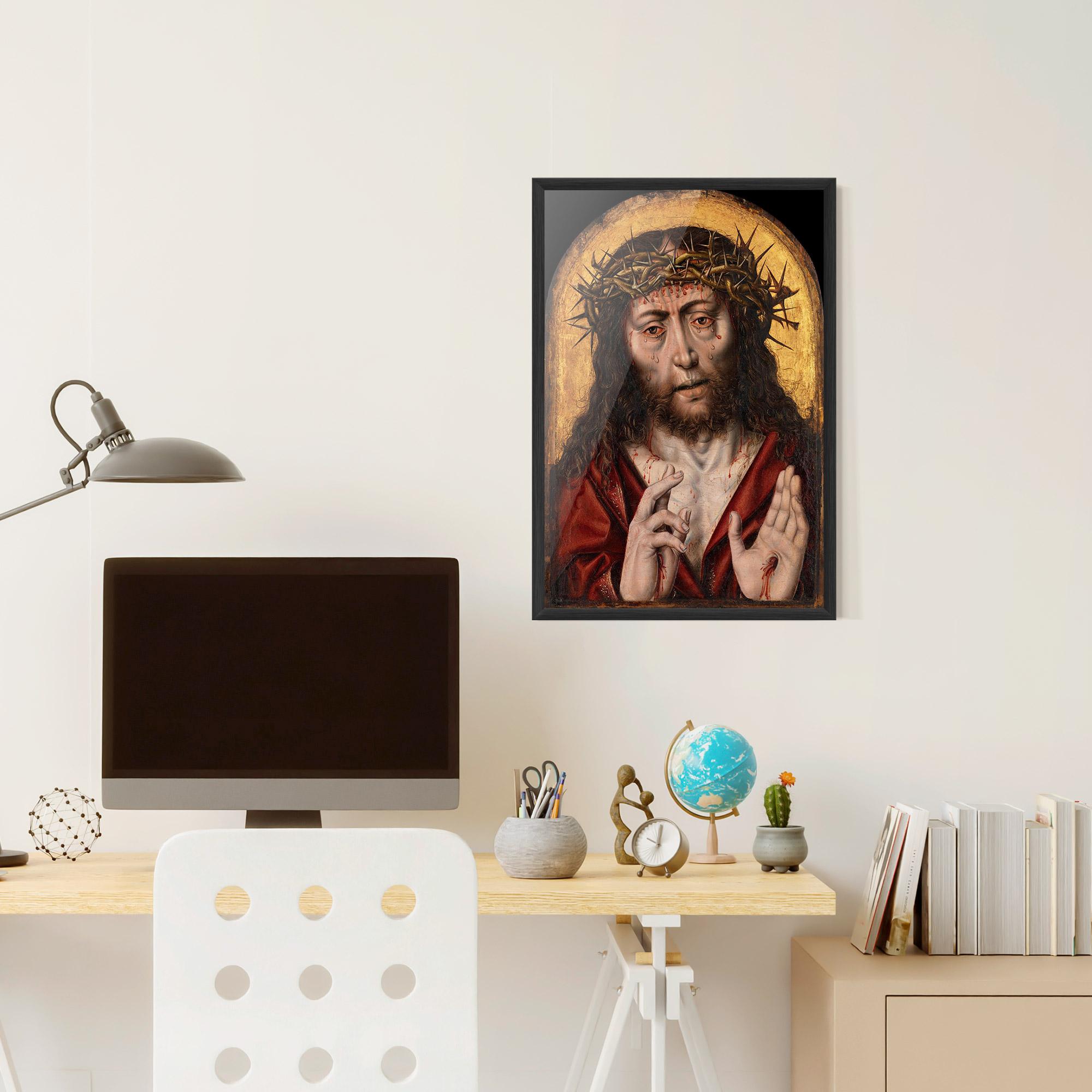 Poster Înrămat Blood Hand Jesus mockup 6
