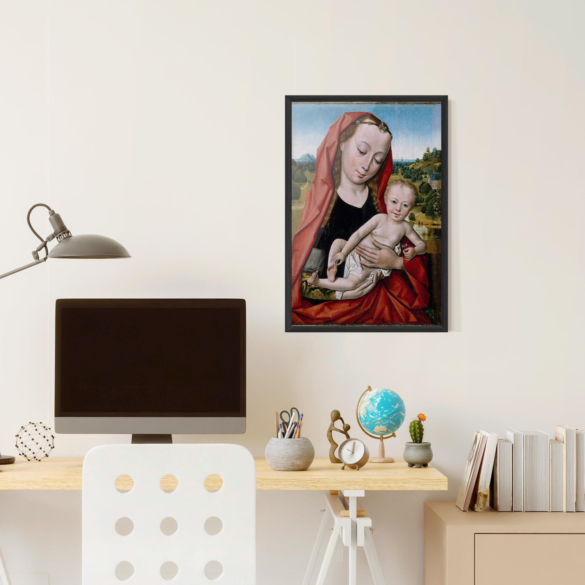 Poster Înrămat Little Religious Baby mockup 6