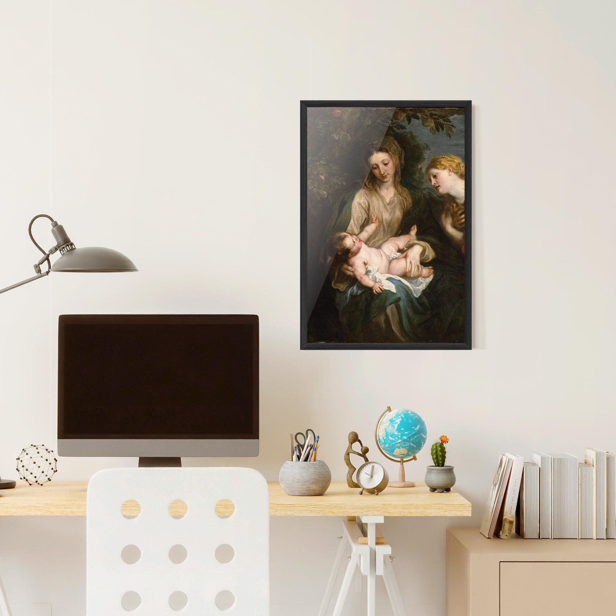 Poster Înrămat Looking At Baby mockup 6