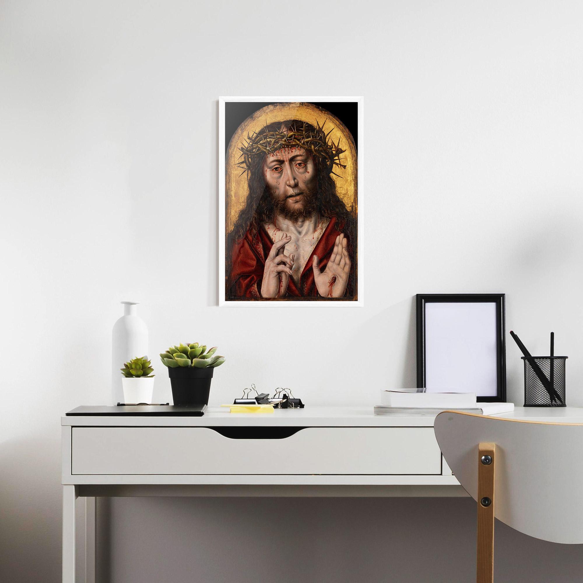 Poster Înrămat Blood Hand Jesus mockup 7