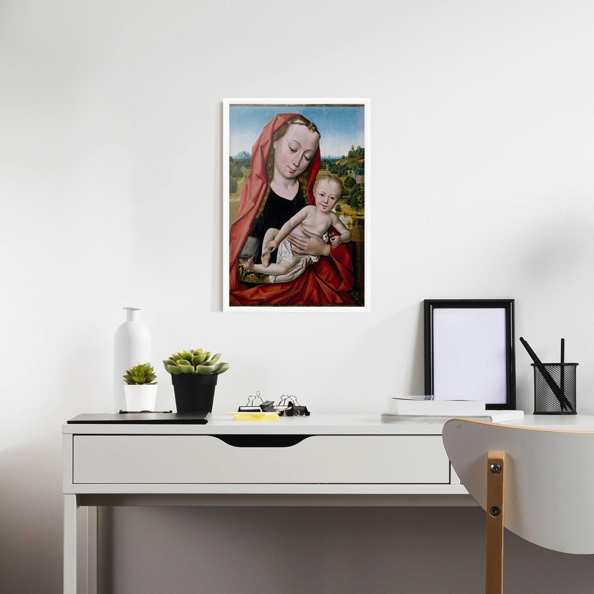 Poster Înrămat Little Religious Baby mockup 7