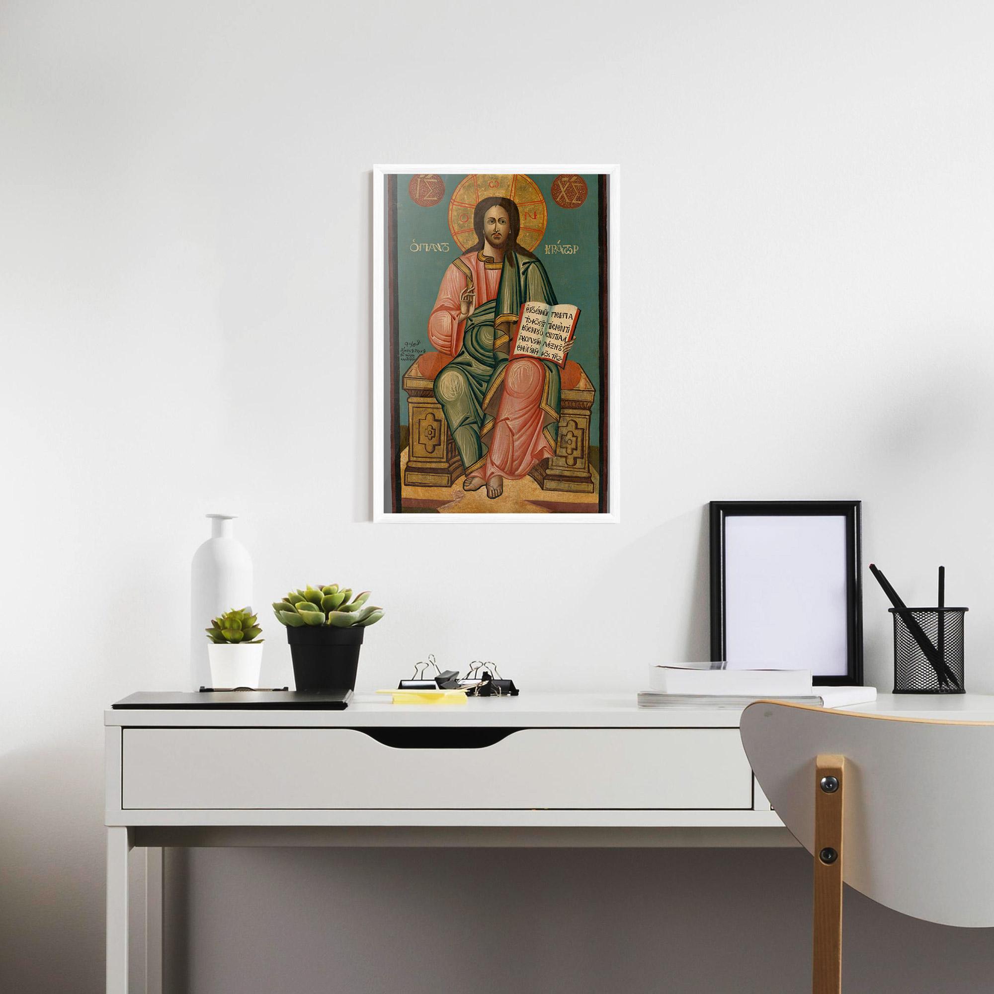 Poster Înrămat Religious Reading mockup 7
