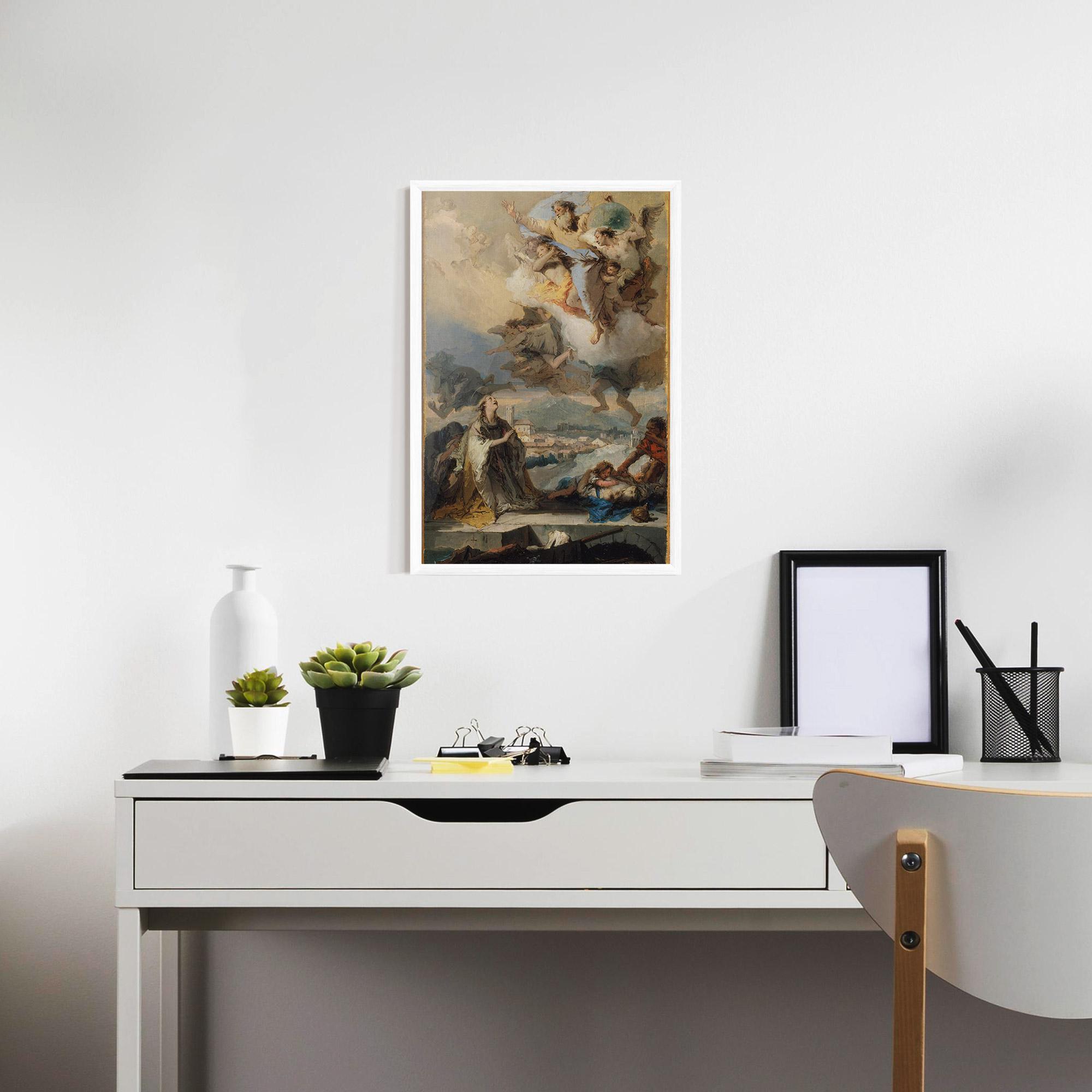 Poster Înrămat Sky Angel Art mockup 7