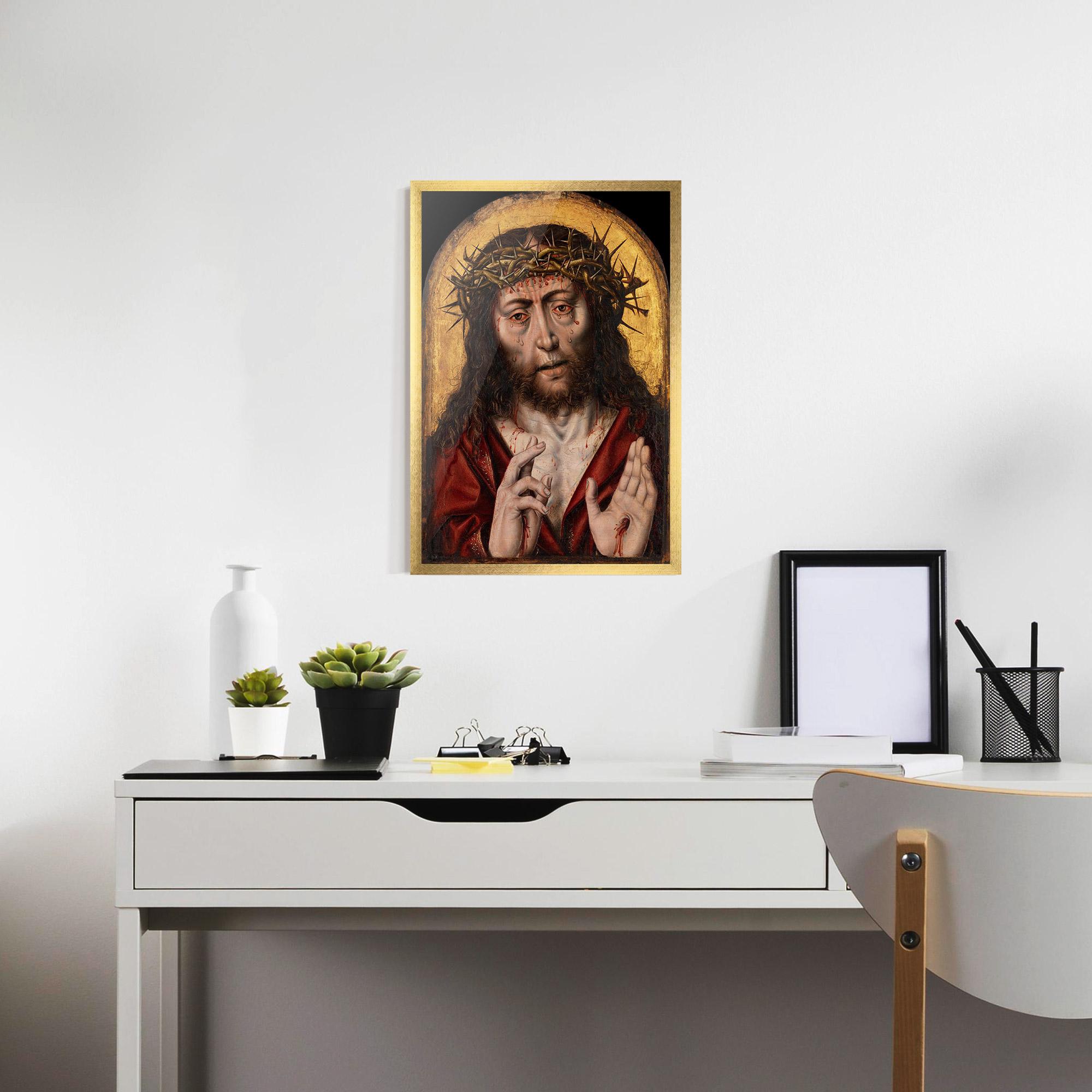 Poster Înrămat Blood Hand Jesus mockup 7