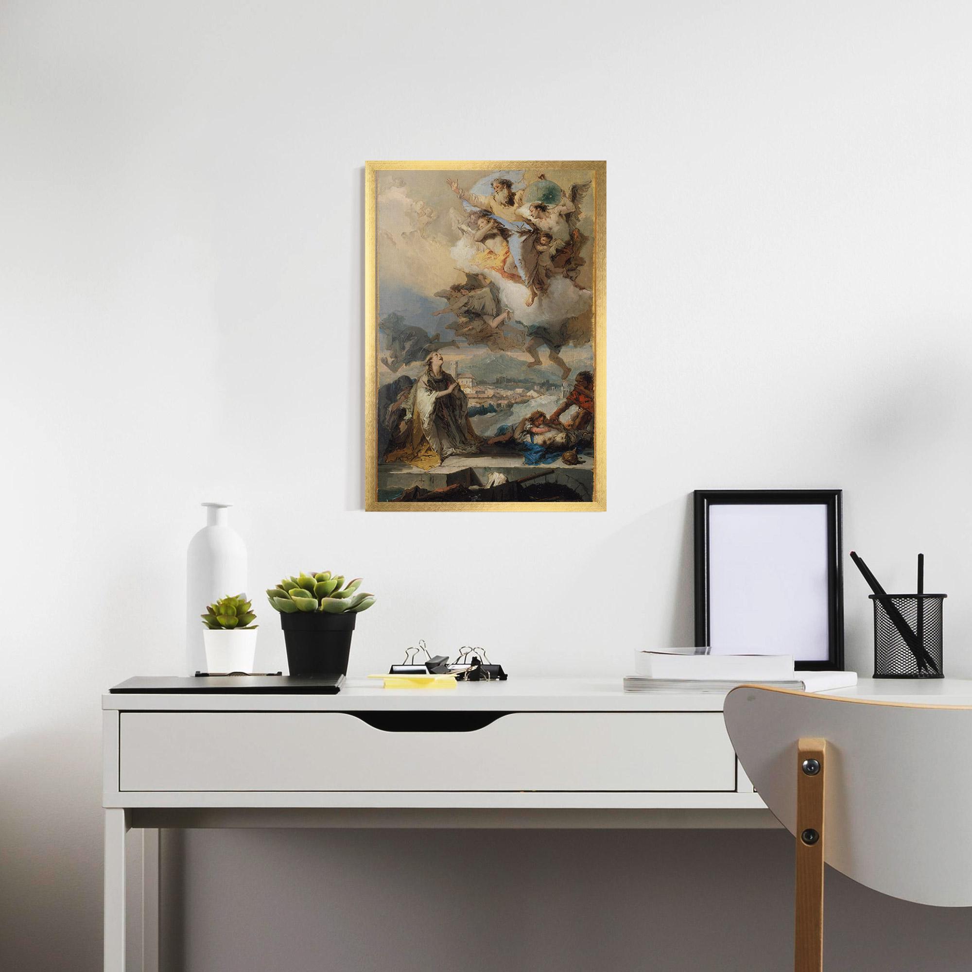 Poster Înrămat Sky Angel Art mockup 7