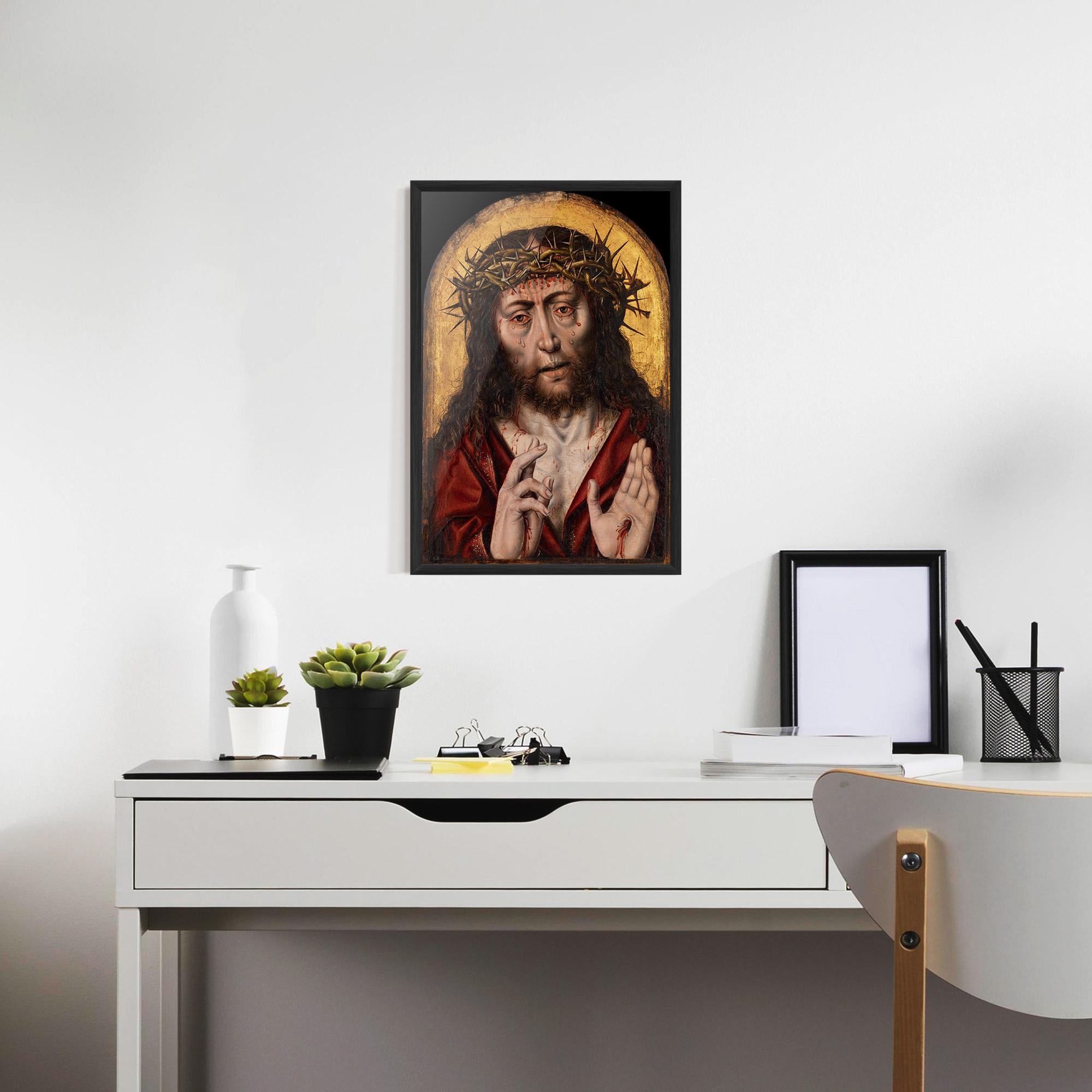 Poster Înrămat Blood Hand Jesus mockup 7