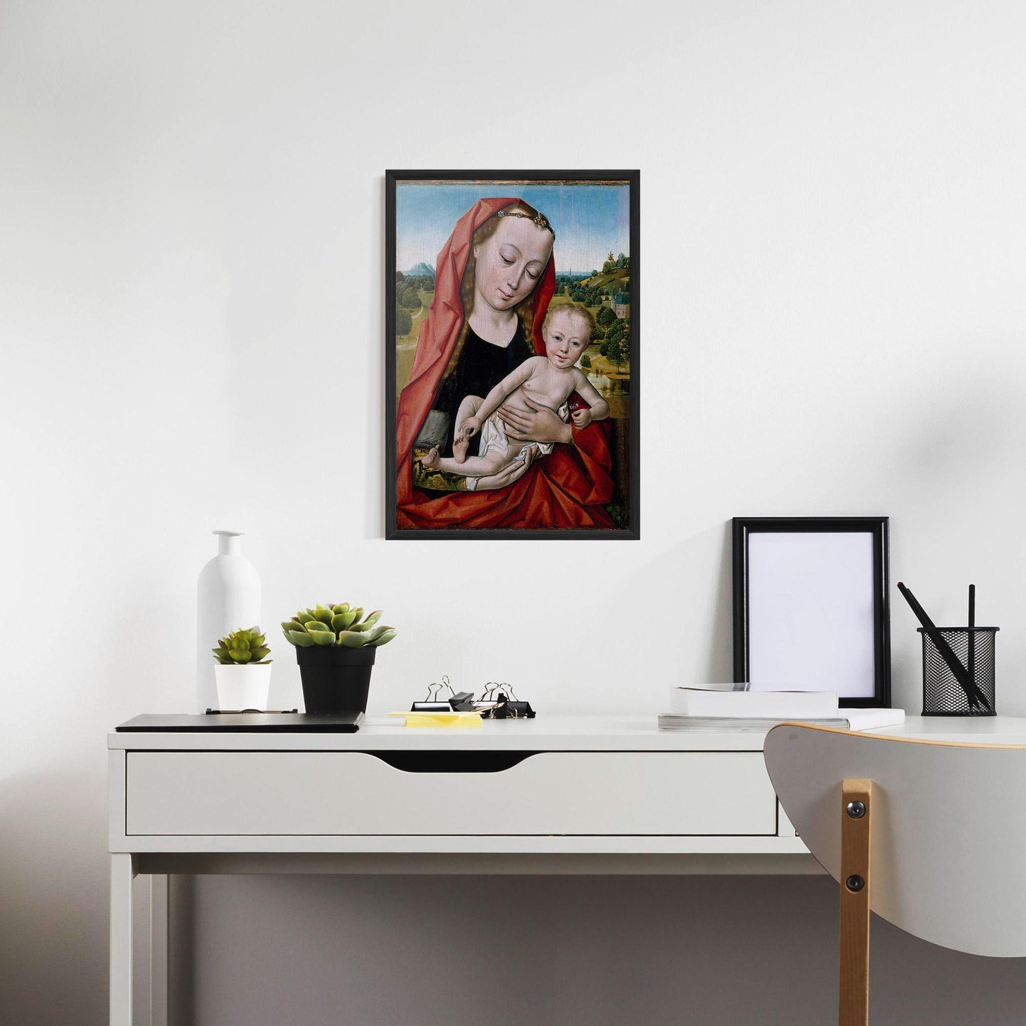 Poster Înrămat Little Religious Baby mockup 7
