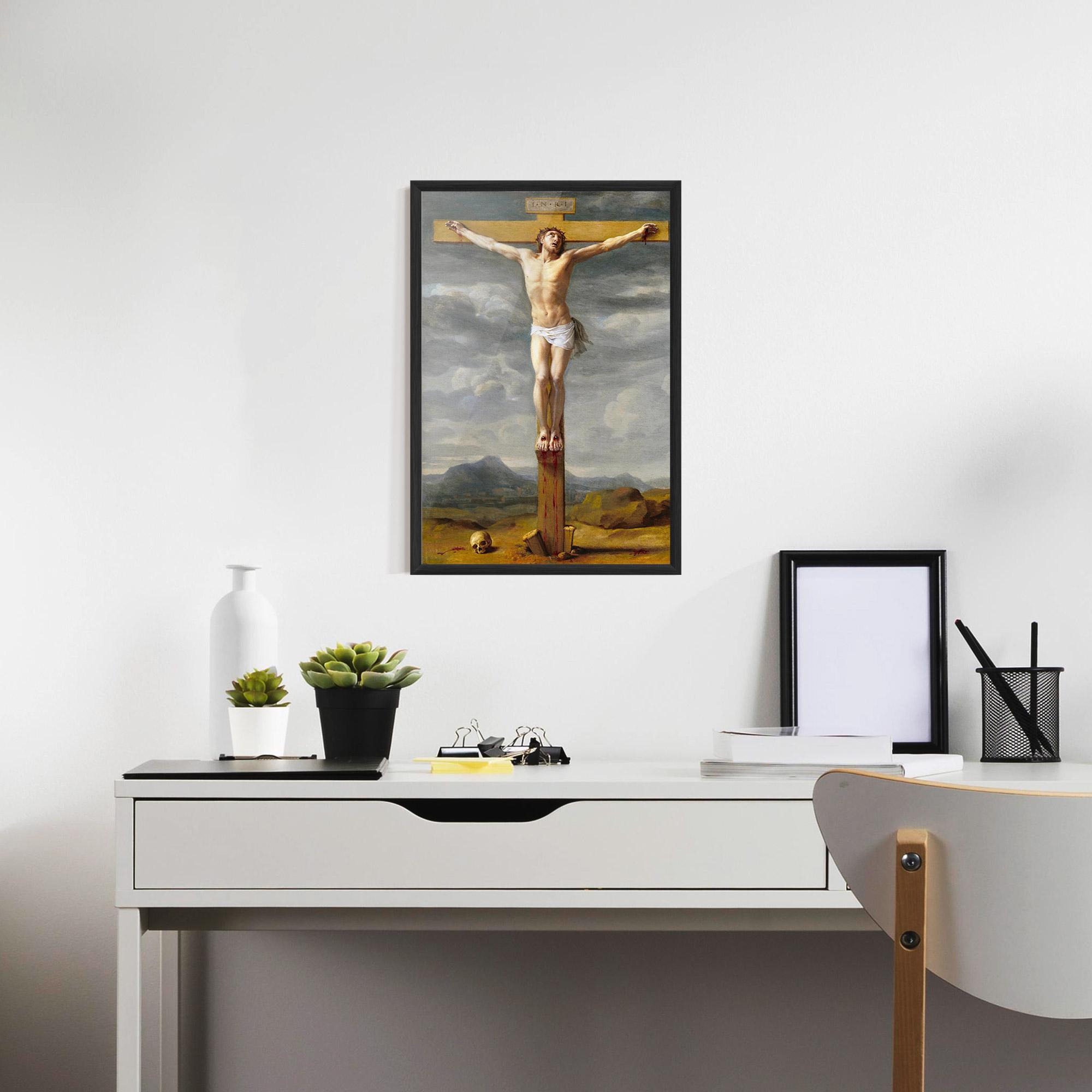 Poster Înrămat Yellow Cross mockup 7