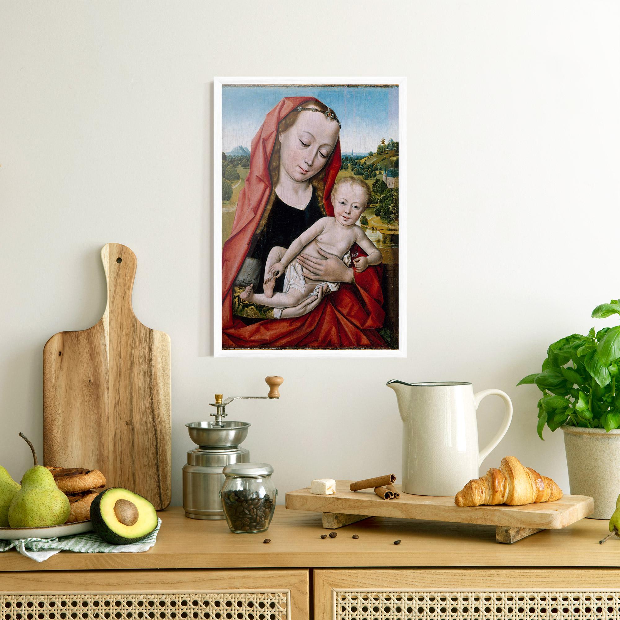 Poster Înrămat Little Religious Baby mockup 8