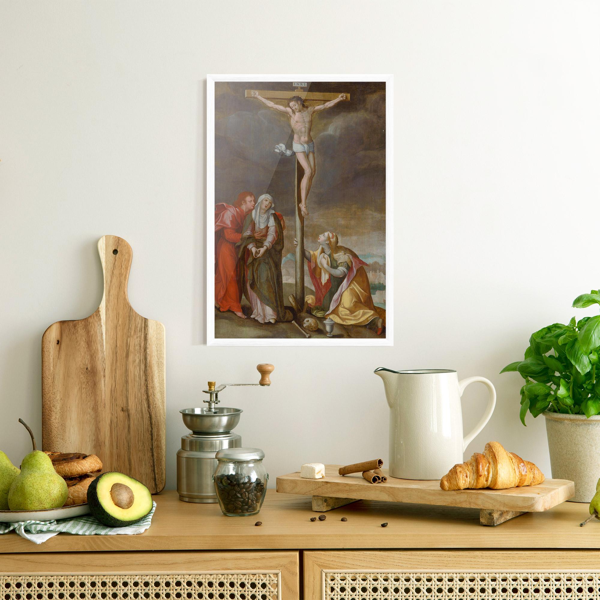 Poster Înrămat Old Cross Jesus mockup 8